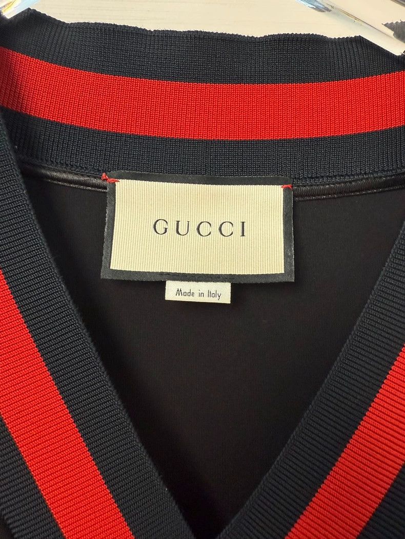 Gucci Gucci Black casual V-neck casual short-sleeved dress 2503-N Size S / US 4 / IT 40 - 2 Thumbnail