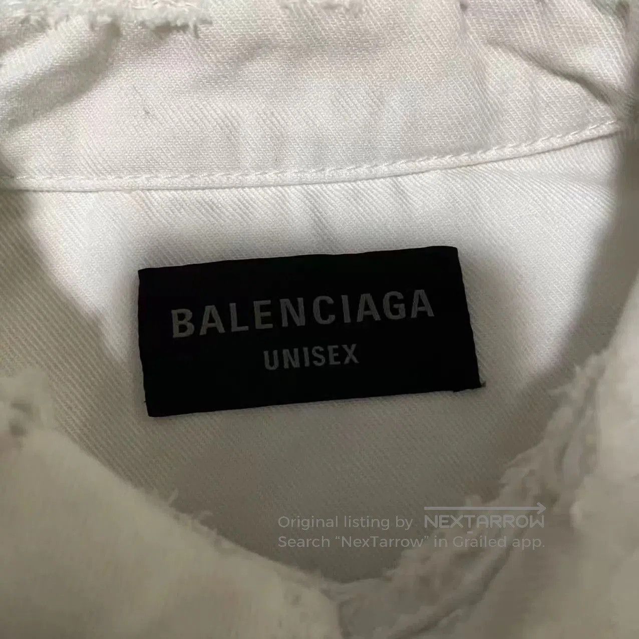 Balenciaga Balenciaga Distressed Denim Jacket. Size US XS / EU 42 / 0 - 3 Thumbnail