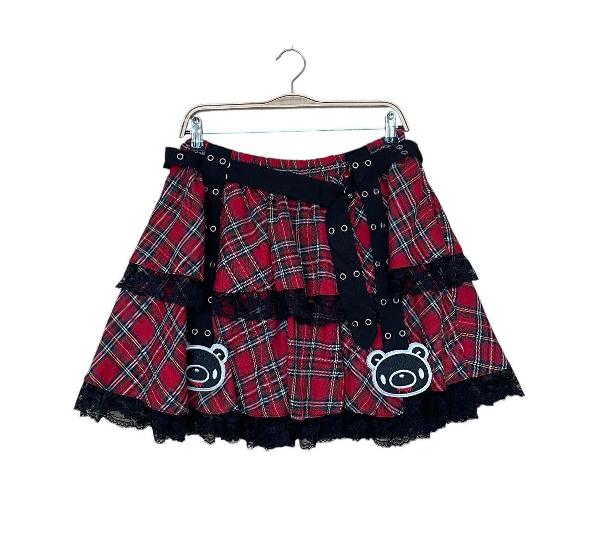 Japanese Brand × Seditionaries × Vintage Vintage Japanese Brand Gloomy Acdcray Bondage Skirt 1990s Size 22" - 1 Thumbnail