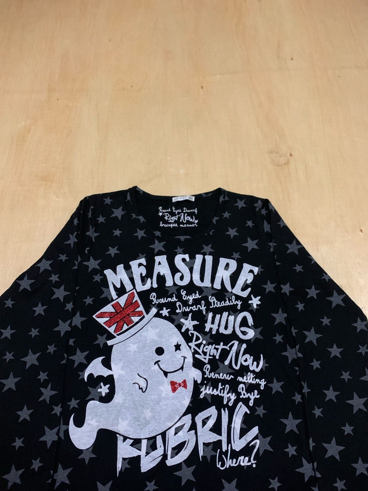 Hysteric Glamour × Japanese Brand Y2k Colza Measure Star Full Print Longslevee Size US M / EU 48-50 / 2 - 2 Thumbnail