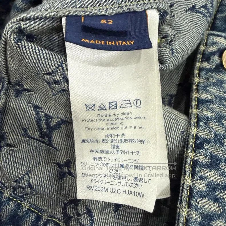 Louis Vuitton Louis Vuitton Nigo Blue Full Print Denim Jacket Size US L / EU 52-54 / 3 - 4 Thumbnail