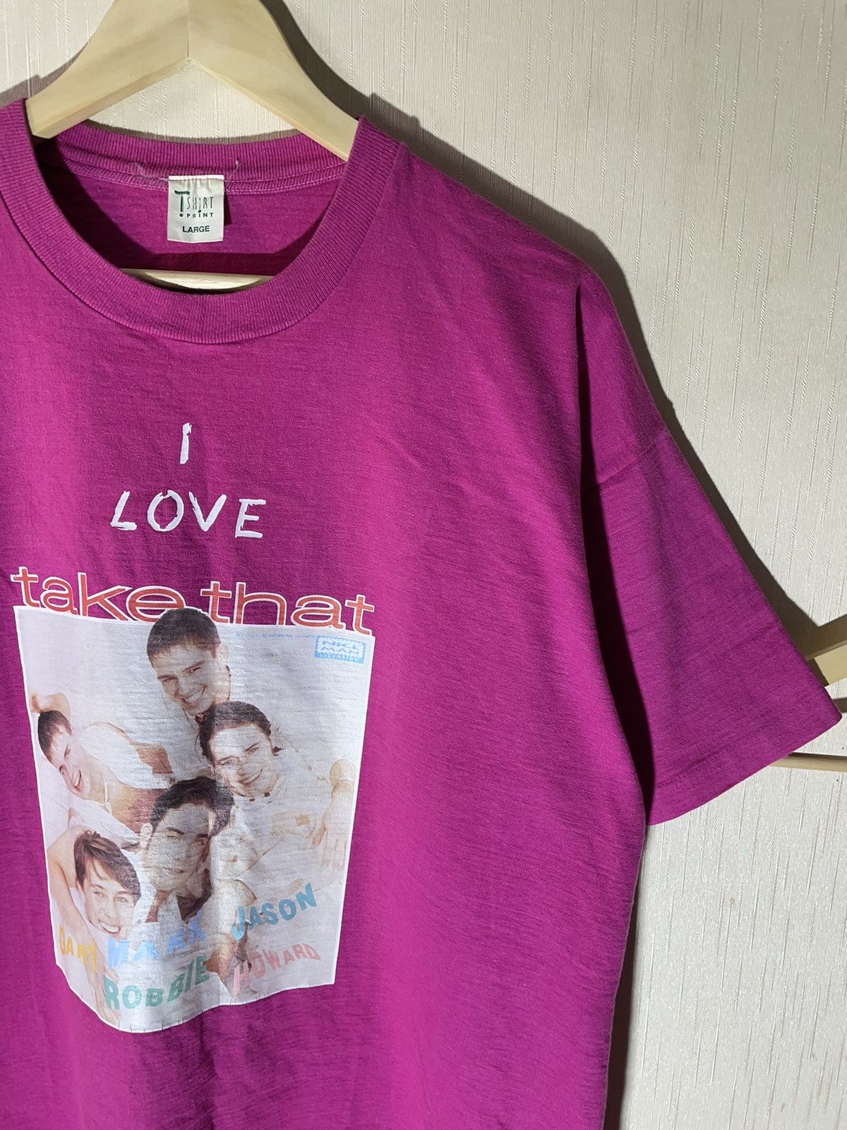 Band Tees × Vintage Take That Band vintage 1993 streetwear T shirt Size US L / EU 52-54 / 3 - 2 Thumbnail