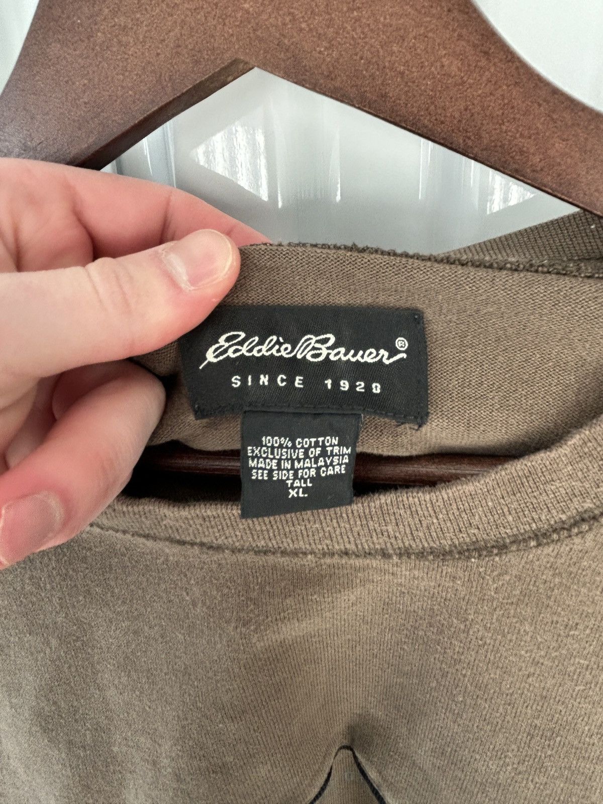 Eddie Bauer Vintage Y2K Eddie Bauer Sport Longsleeve Baggy Oversized Size US XL / EU 56 / 4 - 3 Thumbnail