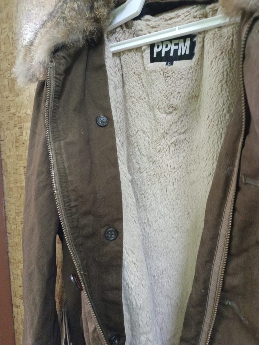 PPFM PPFM Lgb Styled Fur Bondage Hooded Parka Jacket Size US L / EU 52-54 / 3 - 8 Thumbnail