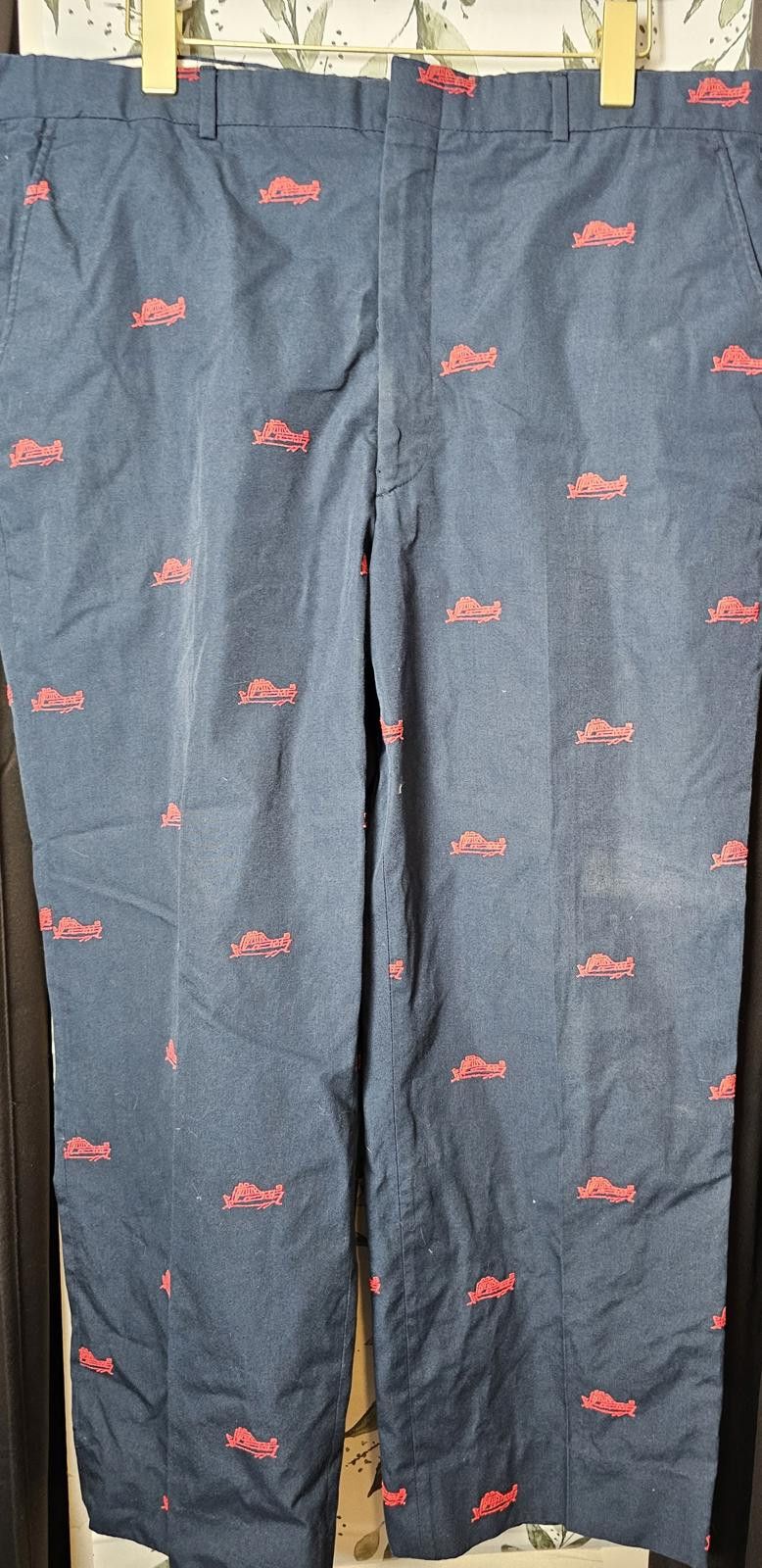 Other Wedgewood by Asher Pants Blue & Red Mens Size M Size US 32 / EU 48 - 4 Thumbnail