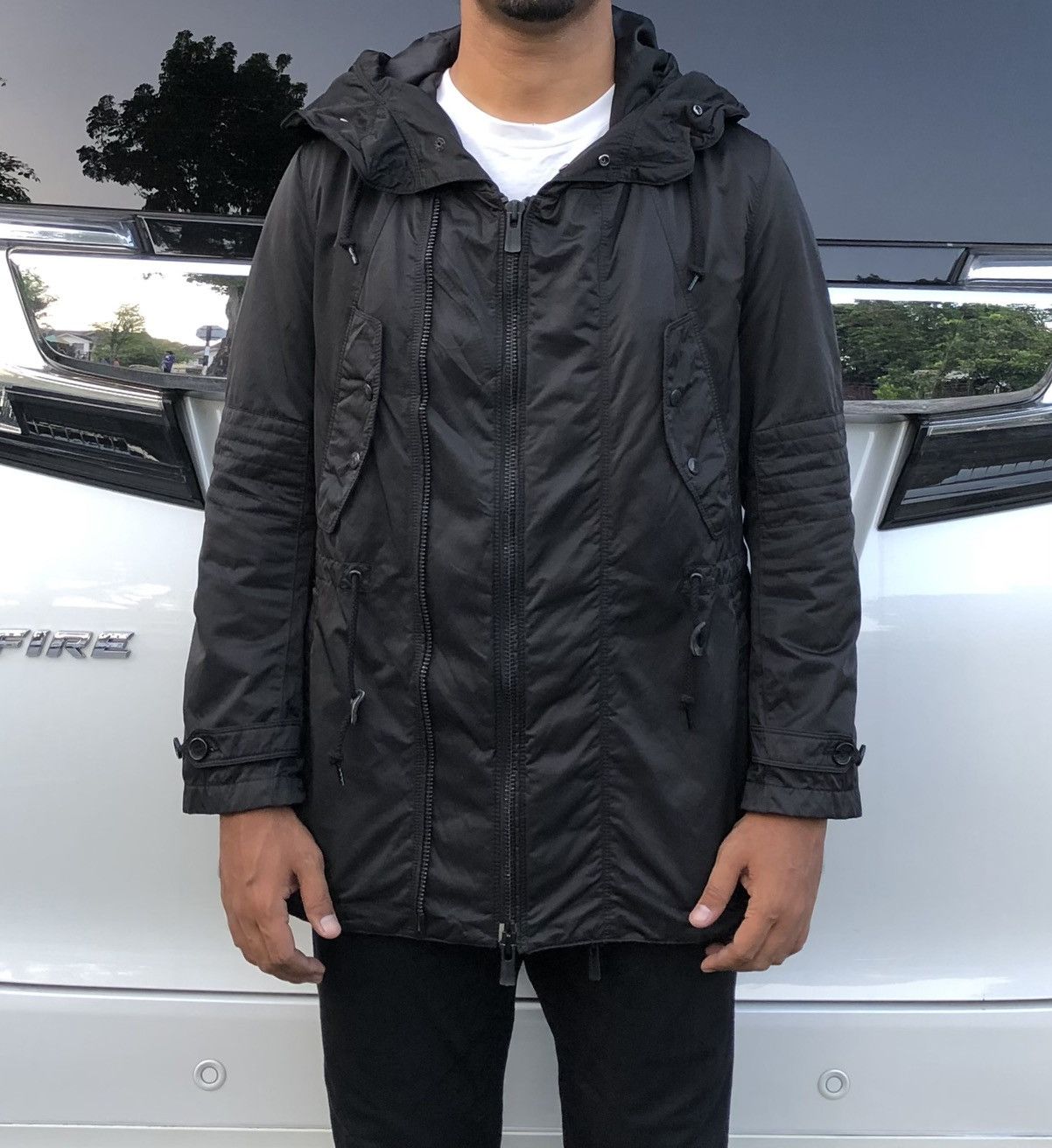 Black Barrett Black Barrett by Neil Barrett N3B Utility Parka Jacket Size US M / EU 48-50 / 2 - 4 Thumbnail