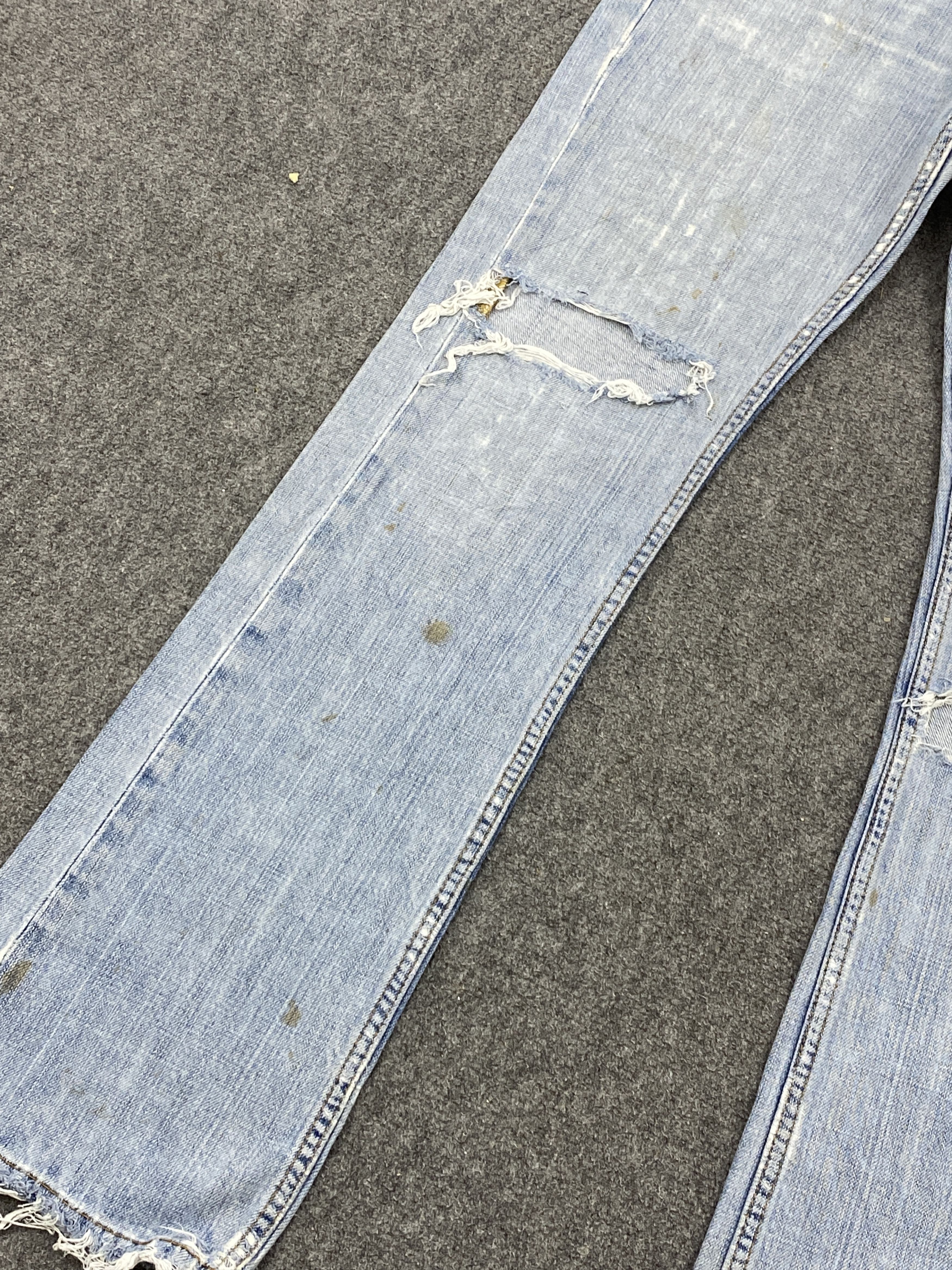 Levi's Distressed Vintage Levis 527 Flared Bootcut Denim DP2707 Size US 28 / EU 44 - 11 Thumbnail
