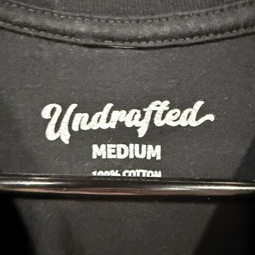 Vintage Undrafted T-Shirt Mens M Black Red Graphic Print 100% Cotton Size US M / EU 48-50 / 2 - 5 Thumbnail