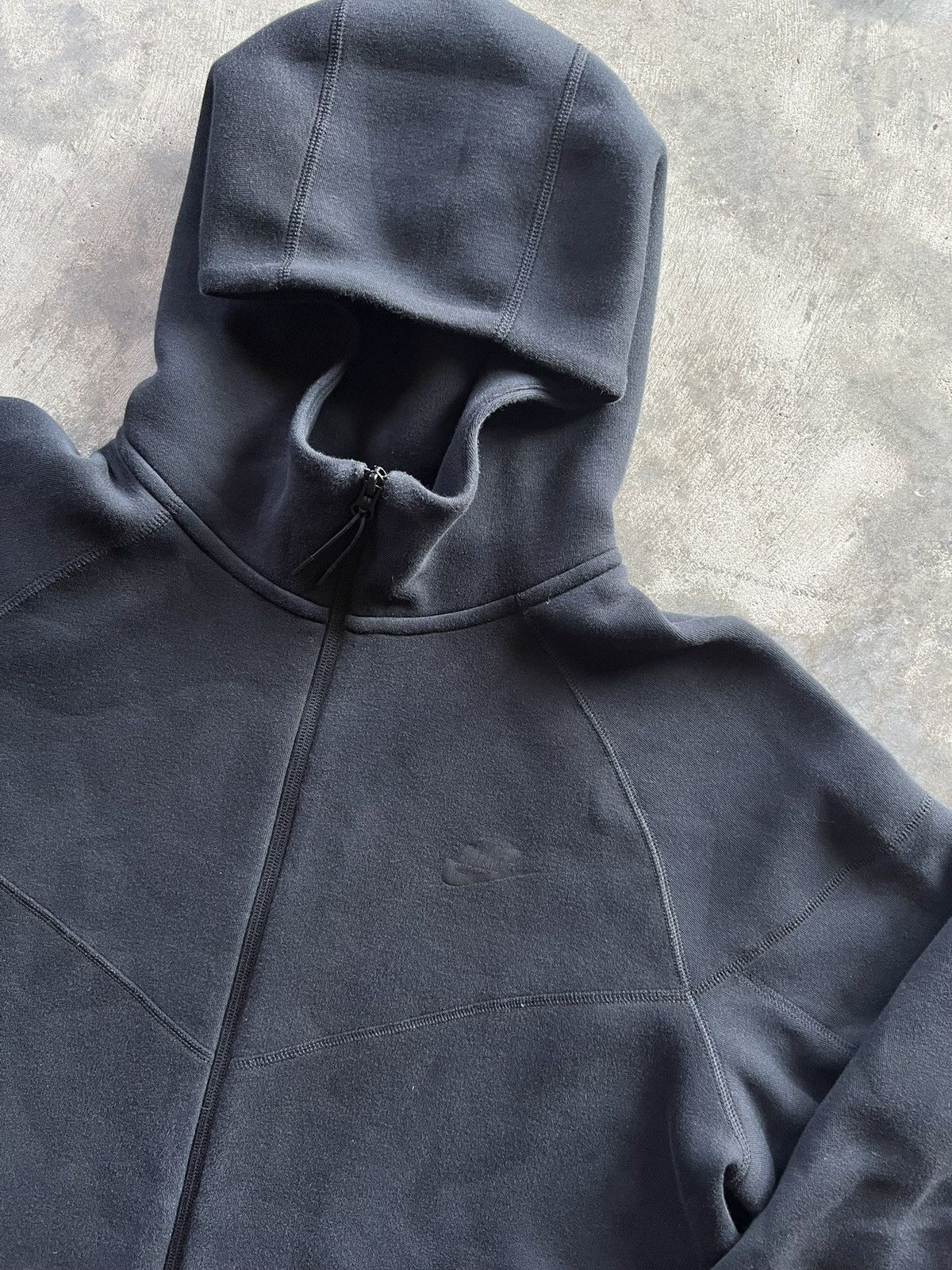 Nike Black Nike Tech Zip-up Size US XL / EU 56 / 4 - 2 Thumbnail