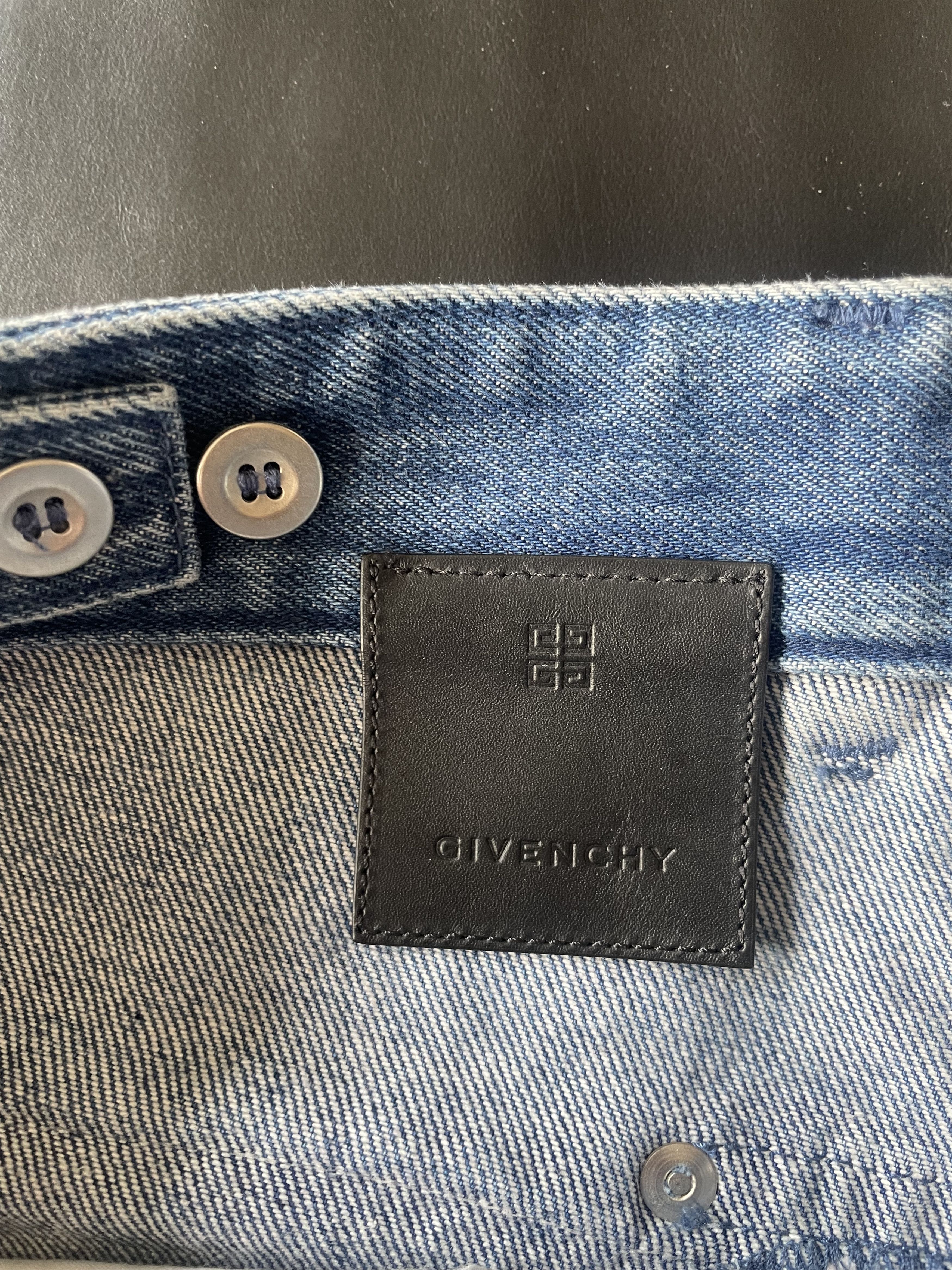 Givenchy Cargo Denim Shorts Size US 33 - 13 Thumbnail