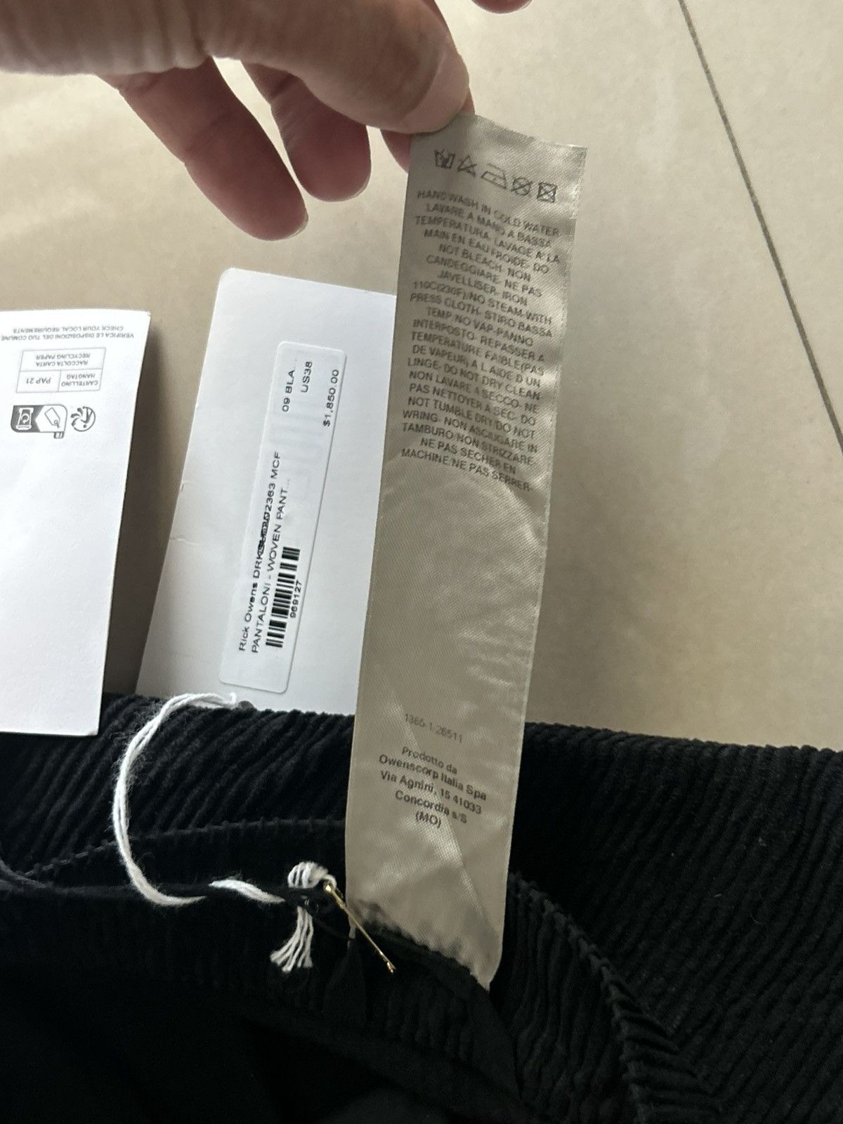 Rick Owens Rick Owens Corduroy Bolan Pants Size US 38 / EU 54 - 5 Thumbnail