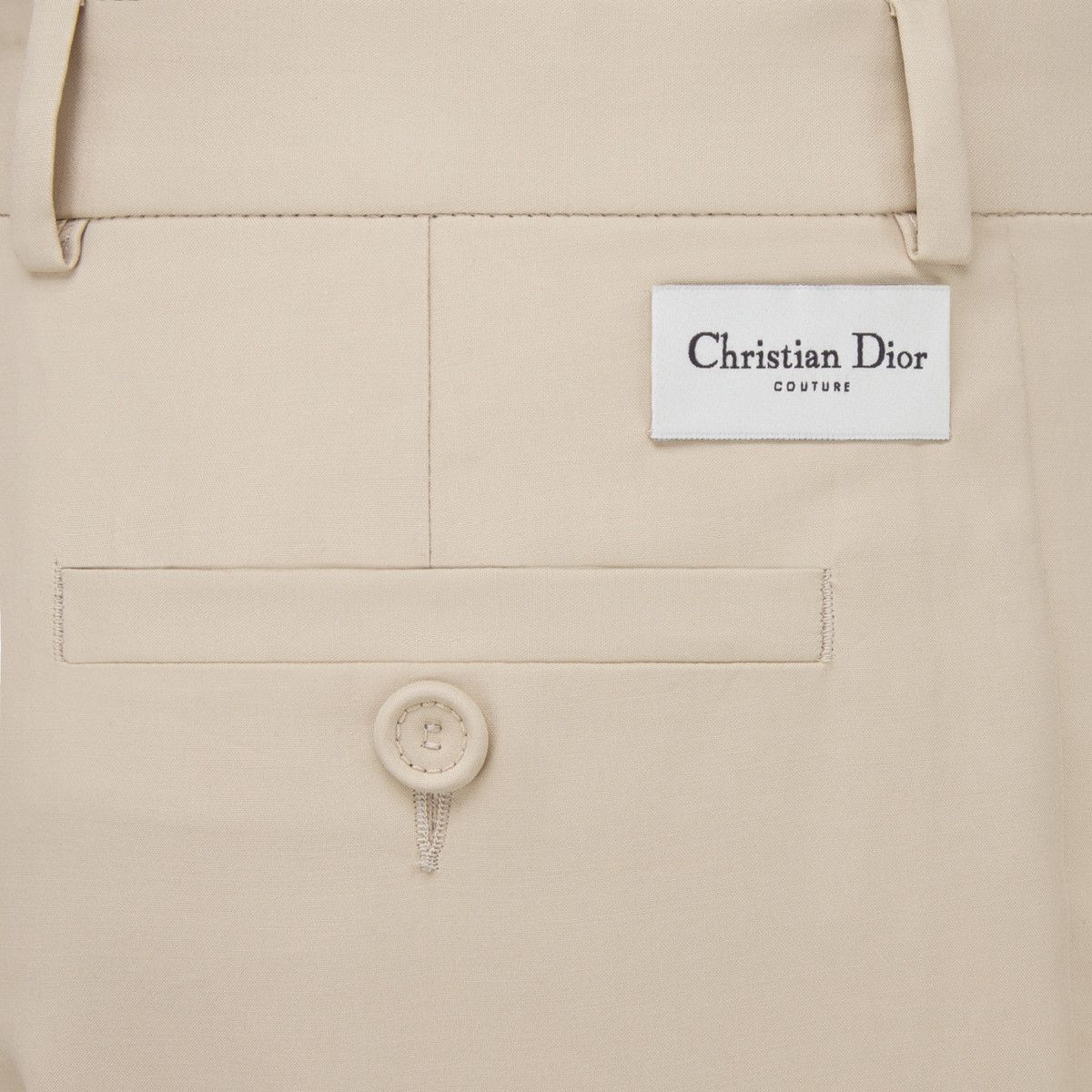 Dior o1bcso1str0226 Couture Chinos in Beige Size US 30 / EU 46 - 3 Thumbnail