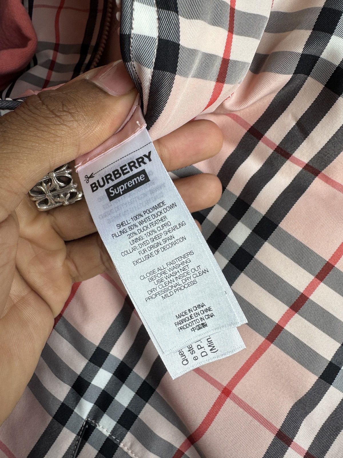 Burberry × Supreme Supreme x Burberry Puffer Size US L / EU 52-54 / 3 - 7 Thumbnail