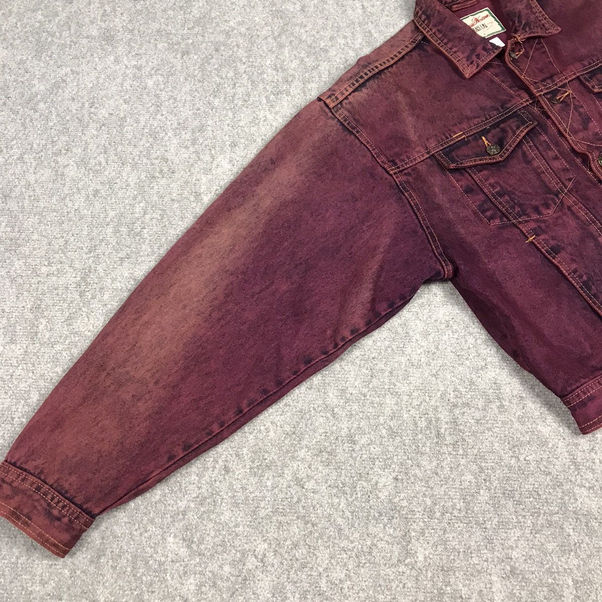 Other CLASSIC WESTERN TRUCKER DENIM FADED JACKET Size US L / EU 52-54 / 3 - 10 Thumbnail