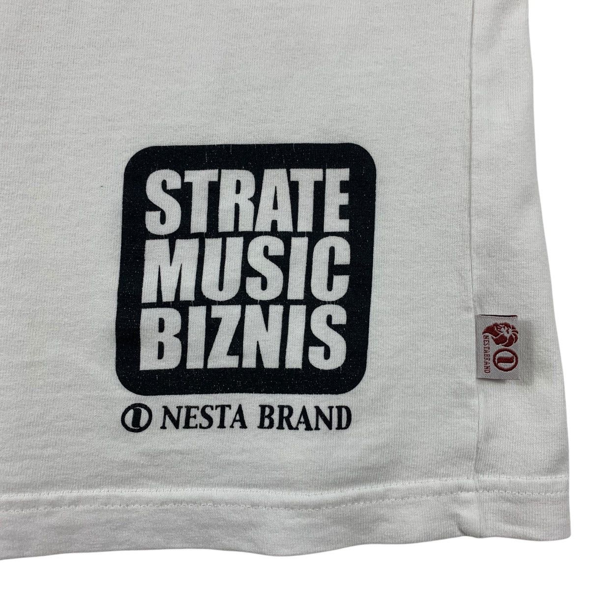 Japanese Brand × Vintage Vintage NESTA BRAND X REBEL MUSIC Big printed tee Size US M / EU 48-50 / 2 - 10 Thumbnail