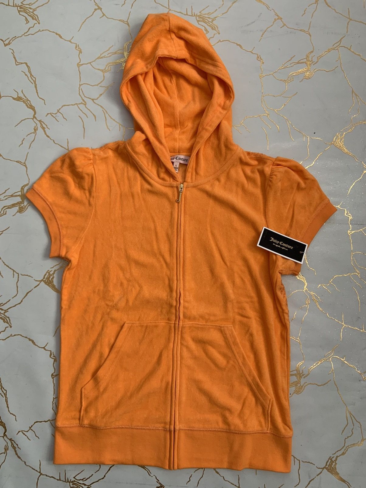 Juicy Couture New Vintage Juicy Couture Velour Full Zip Hoodie Large Size L / US 10 / IT 46 - 2 Thumbnail