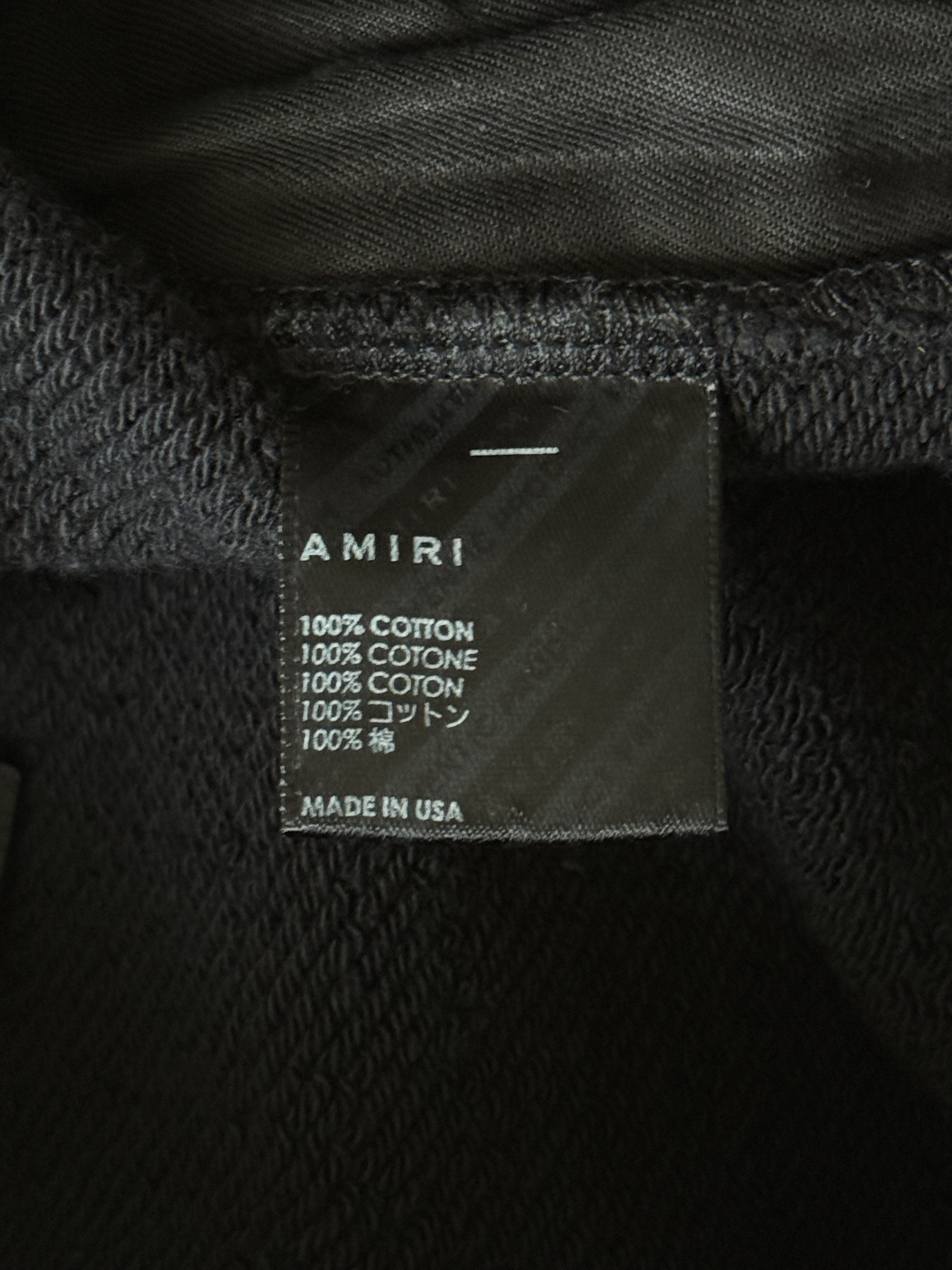 Amiri Amiri Black & Lime MA Logo Sweatpants Size US 40 / EU 56 - 4 Thumbnail
