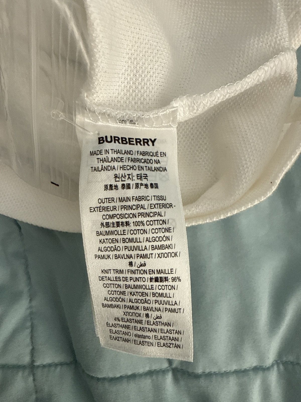 Burberry Burberry TB Logo Polo White Shirt Size US M / EU 48-50 / 2 - 7 Thumbnail