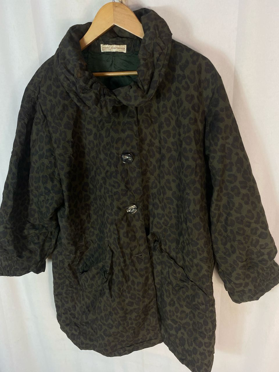 Designer Vintage cecchi marianna leopard button up jacket Size L / US 10 / IT 46 - 2 Thumbnail