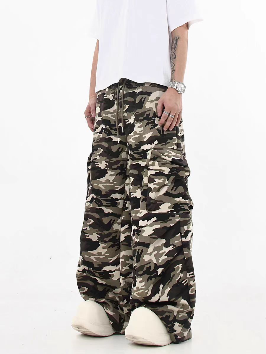Japanese Brand × Vintage Retro High Street Hip Hop Leopard Print Loose Casual Pants Size US 32 / EU 48 - 6 Thumbnail