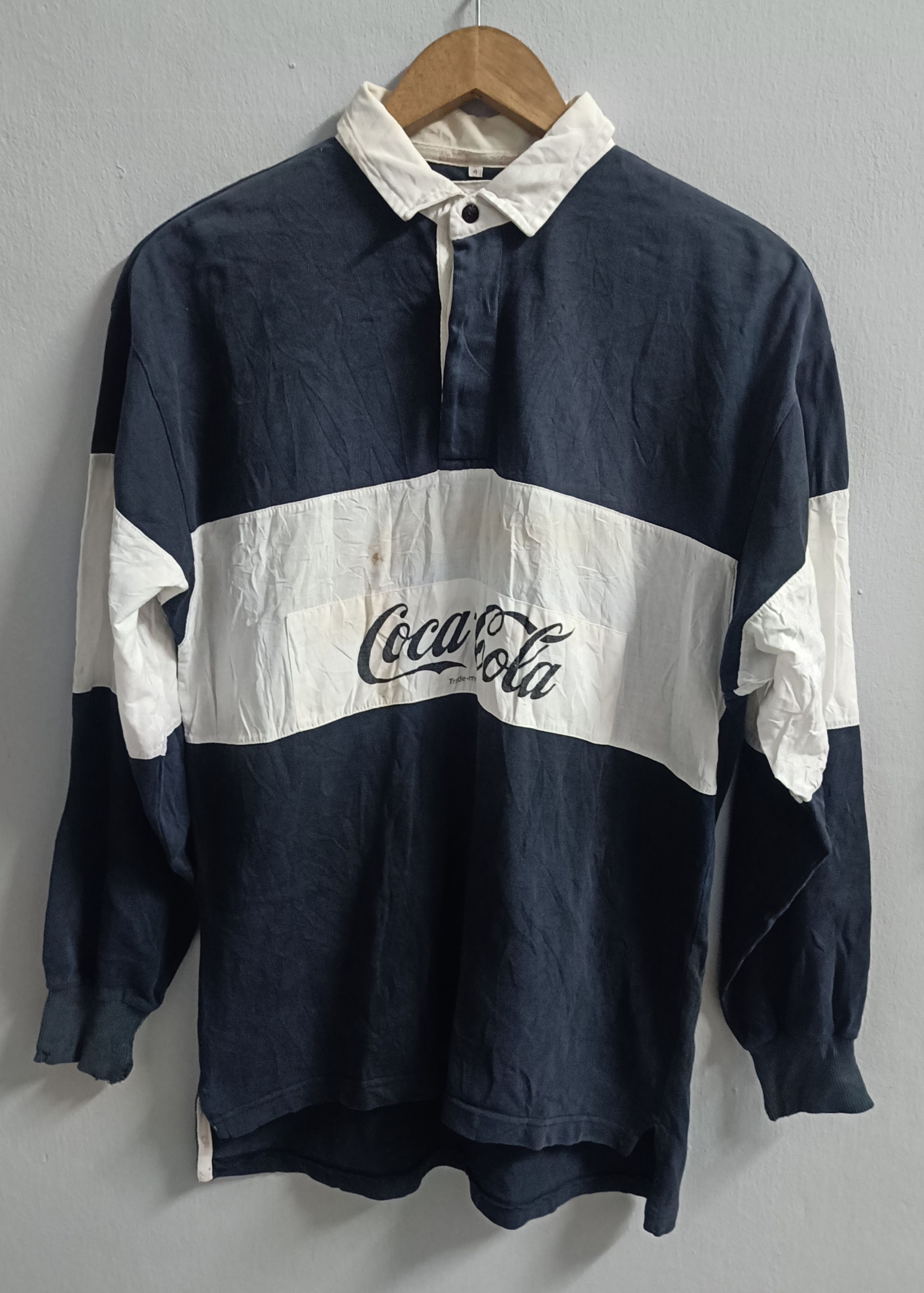 Coca Cola 🔥🔥Rare Distressed Vintage Coca Cola Long Sleeve Tee Size US L / EU 52-54 / 3 - 1 Thumbnail