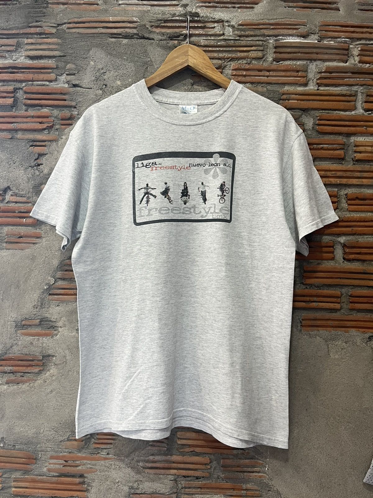 Vintage Vintage BMX Freestyle Liga de nuevo leon a.c. 00’s Tshirt Size US M / EU 48-50 / 2 - 2 Thumbnail