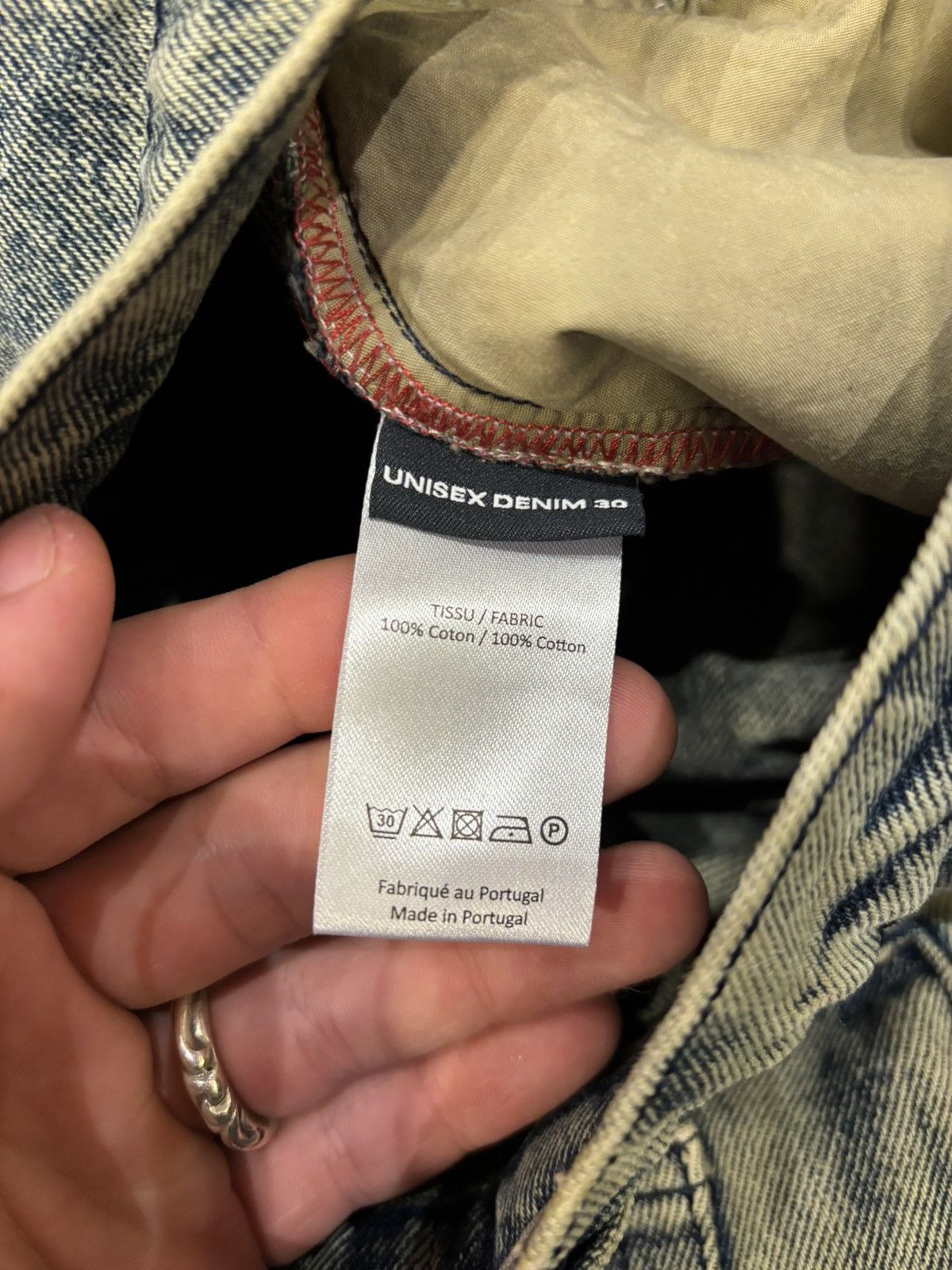 Y/Project Y/Project Washed Denim Jeans Size US 30 / EU 46 - 4 Thumbnail