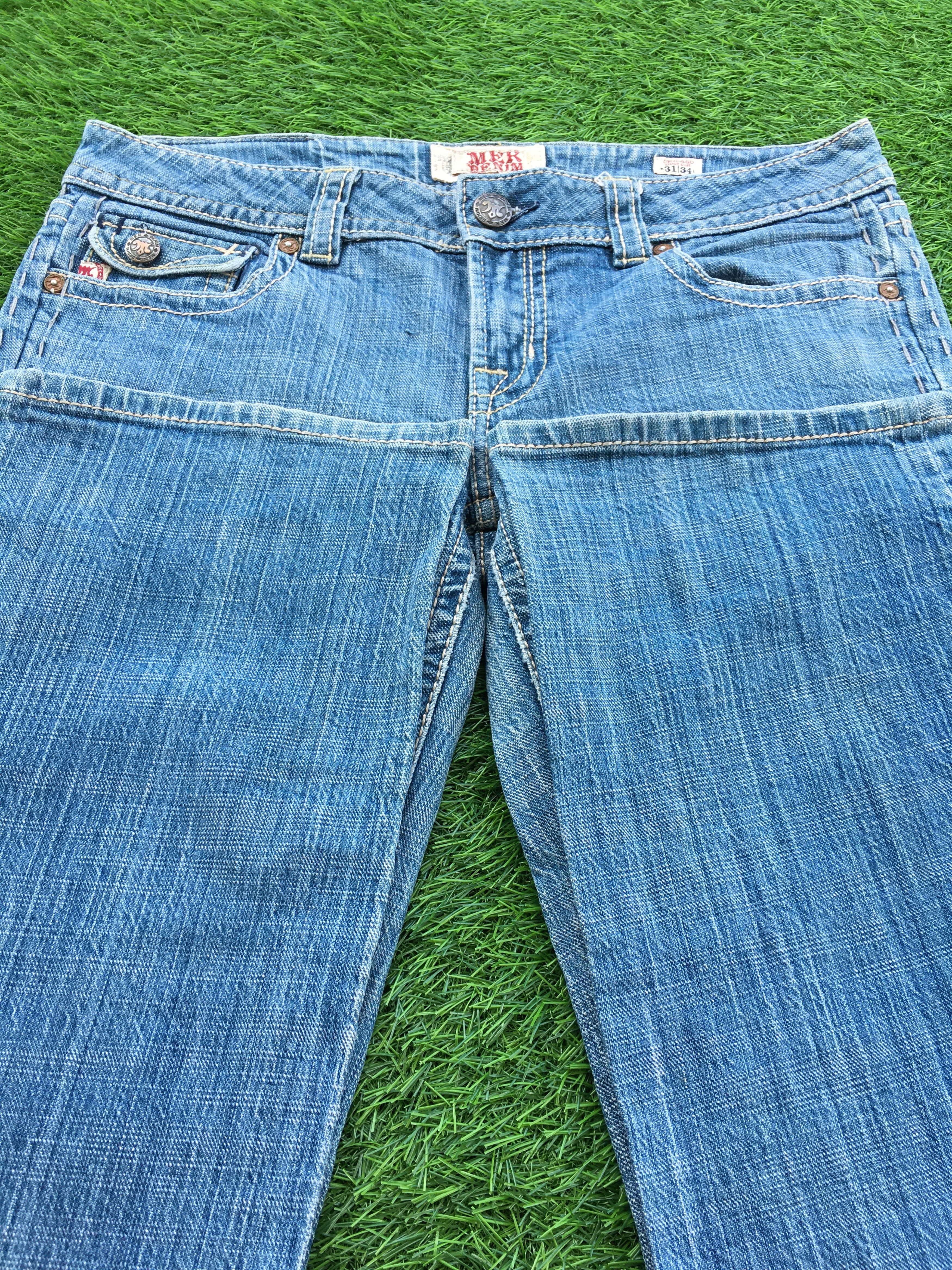 Japanese Brand Chicago Bootcut Jeans D-1006 Size 31" - 6 Thumbnail