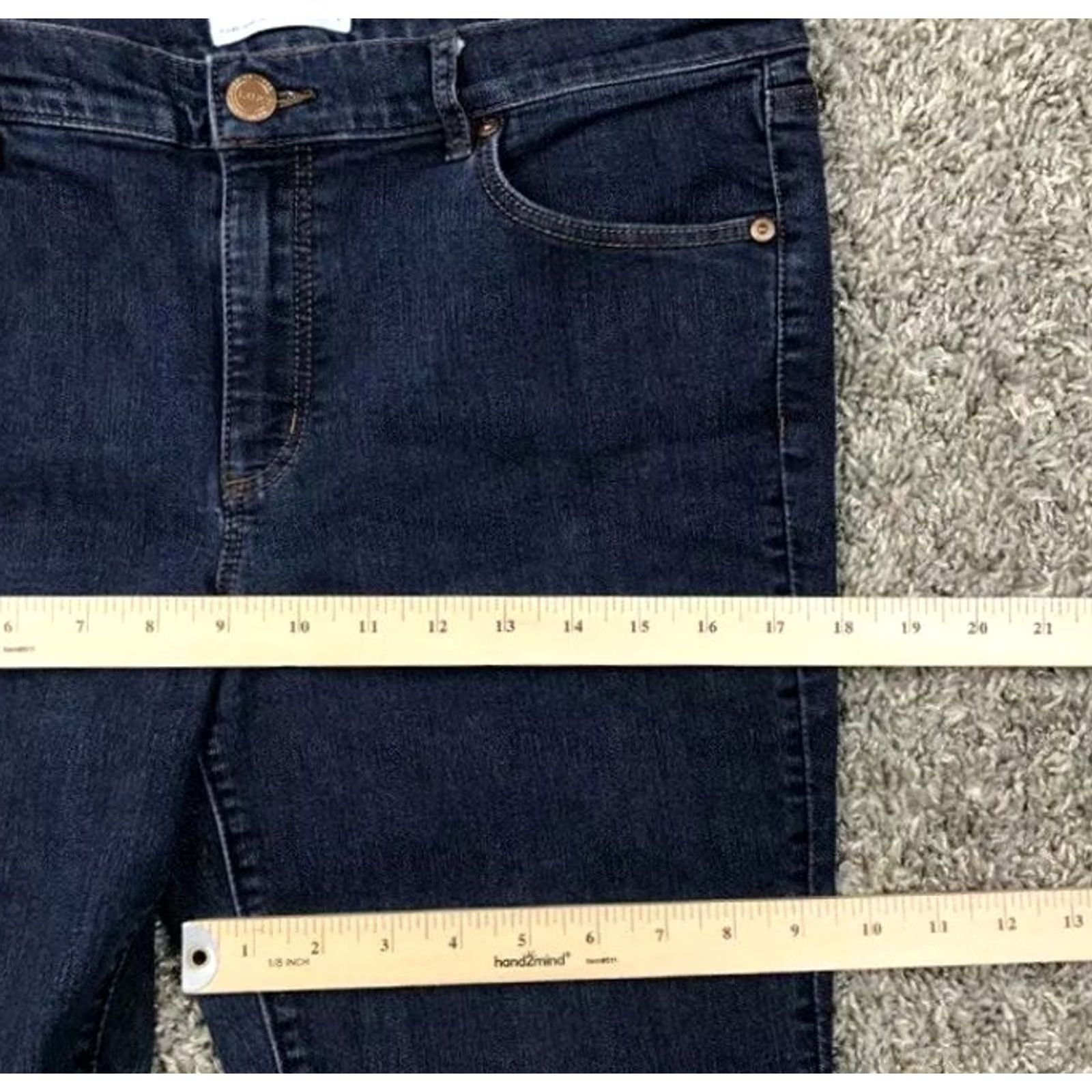Ann Taylor Ann Taylor Loft Blue Denim Jeans Women's Modern Skinny Size 34x27 Size 24" / US 00 / IT 34 - 7 Thumbnail