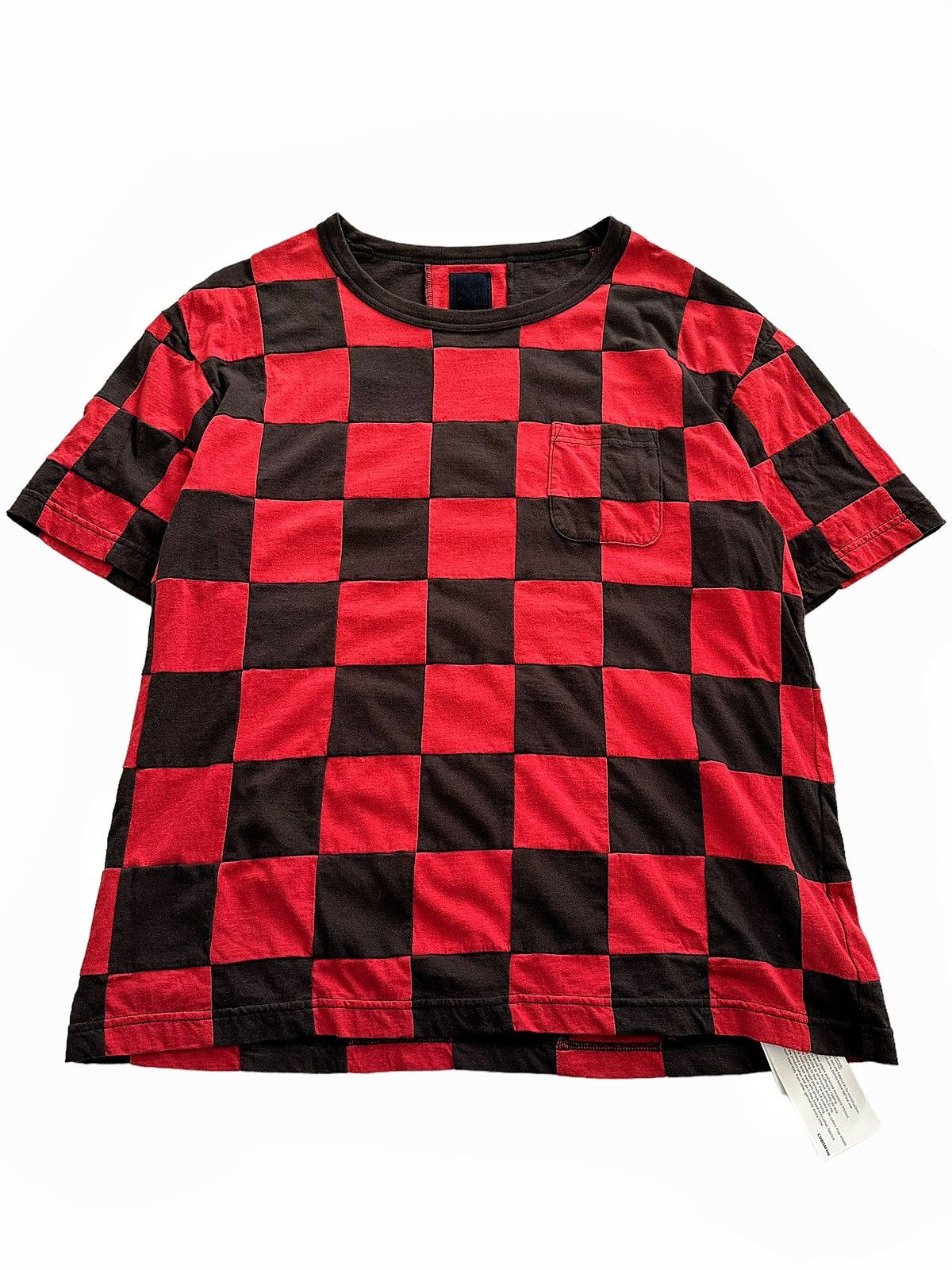 image of Visvim Sz3 Patchwork Camping Trading Post Jumbo Shirt in Red, Men's (Size Large)