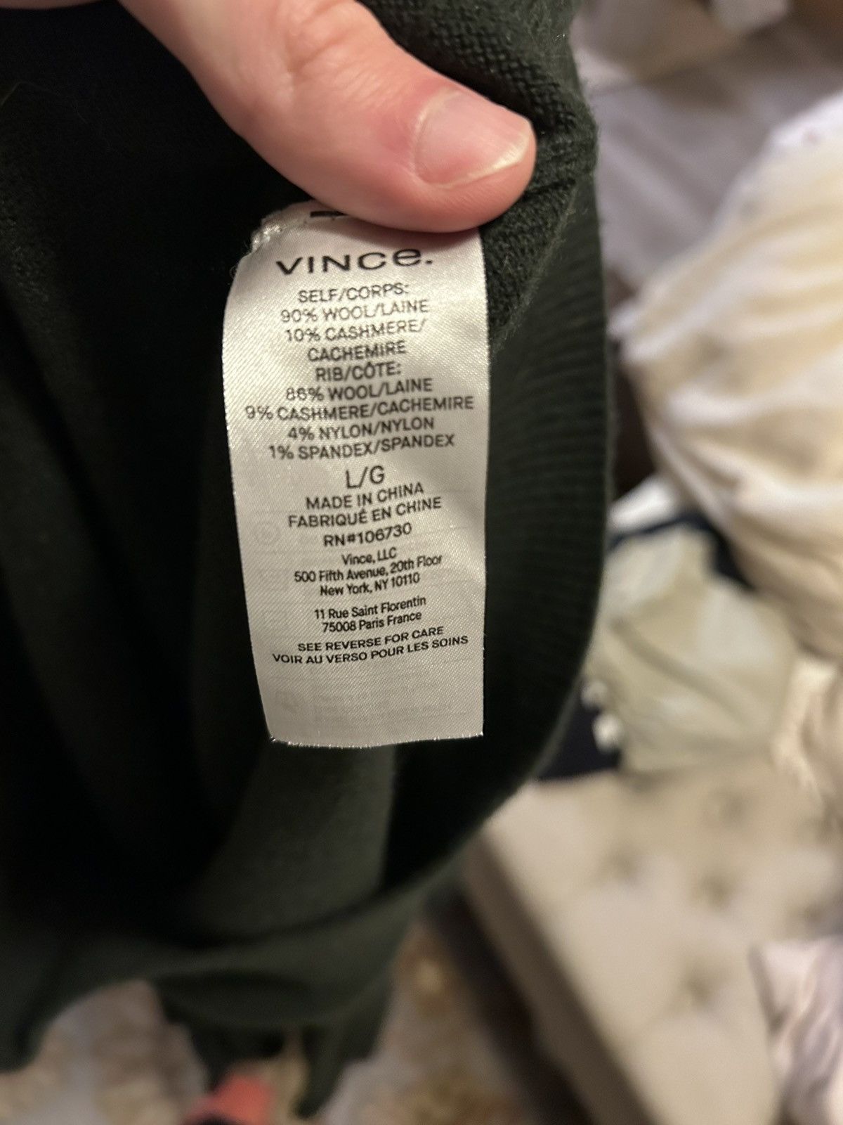Vince Wool + Cashmere Hoodie Size US L / EU 52-54 / 3 - 5 Thumbnail