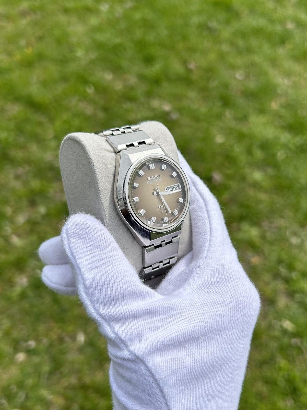 Vintage Vintage Seiko Actus SS Automatic Watch Collectible 1970s Size ONE SIZE - 14 Thumbnail