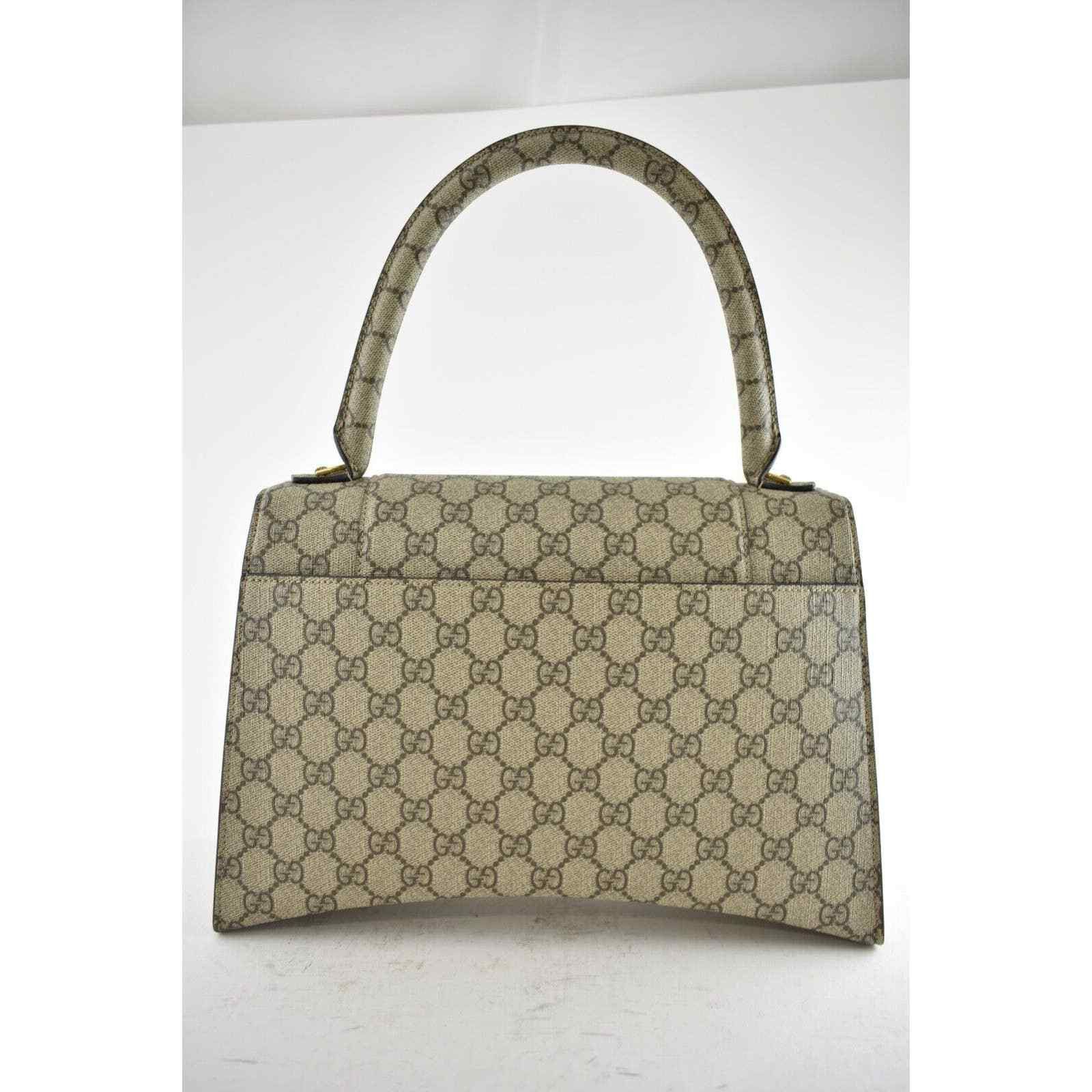 Gucci Gucci X Balenciaga Medium Hourglass Supreme Top Handle Bag Size ONE SIZE - 8 Thumbnail