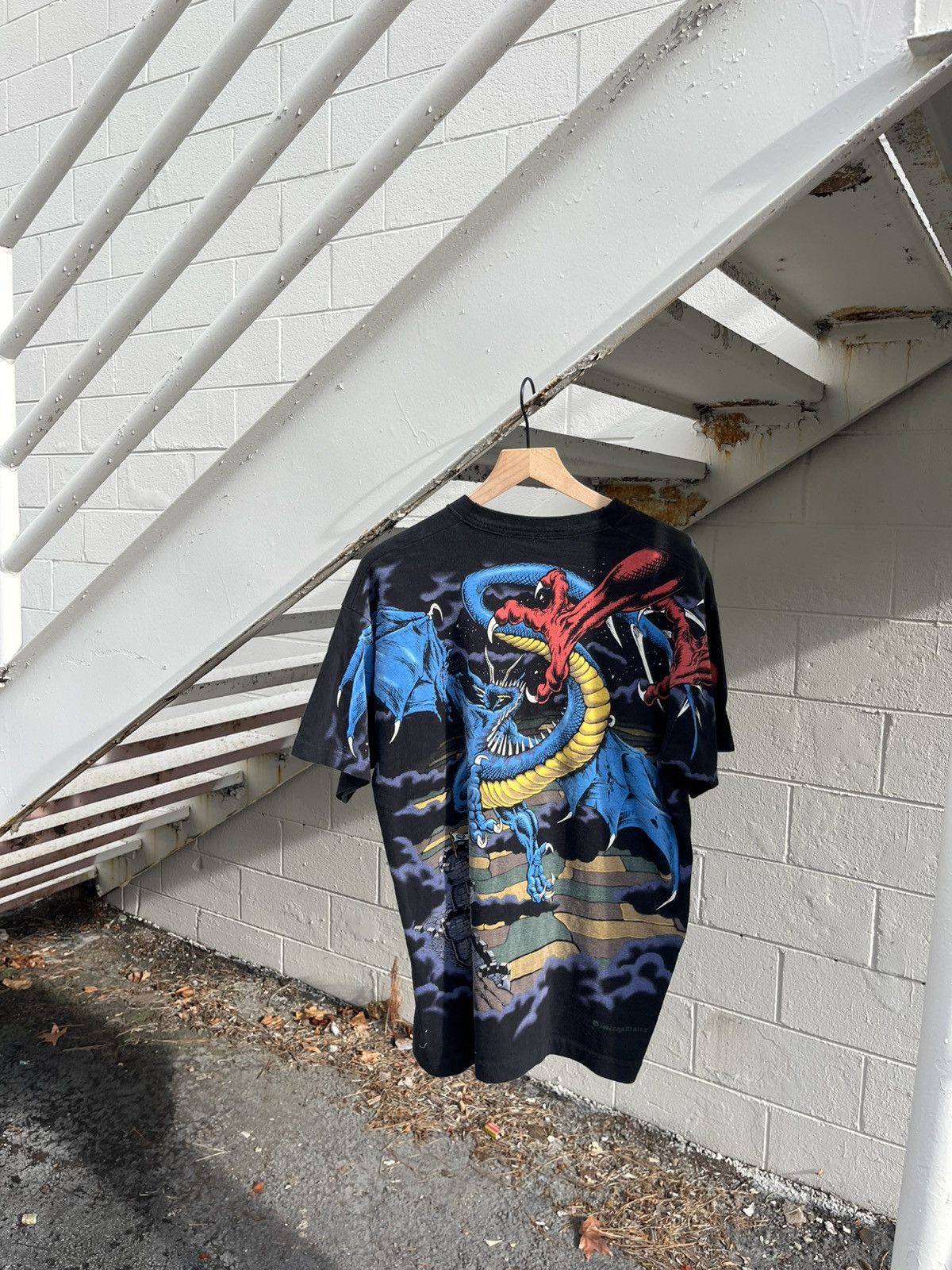 Liquid Blue Liquid blue ETERNAL DRAGONS all over print tshirt Size US L / EU 52-54 / 3 - 3 Thumbnail