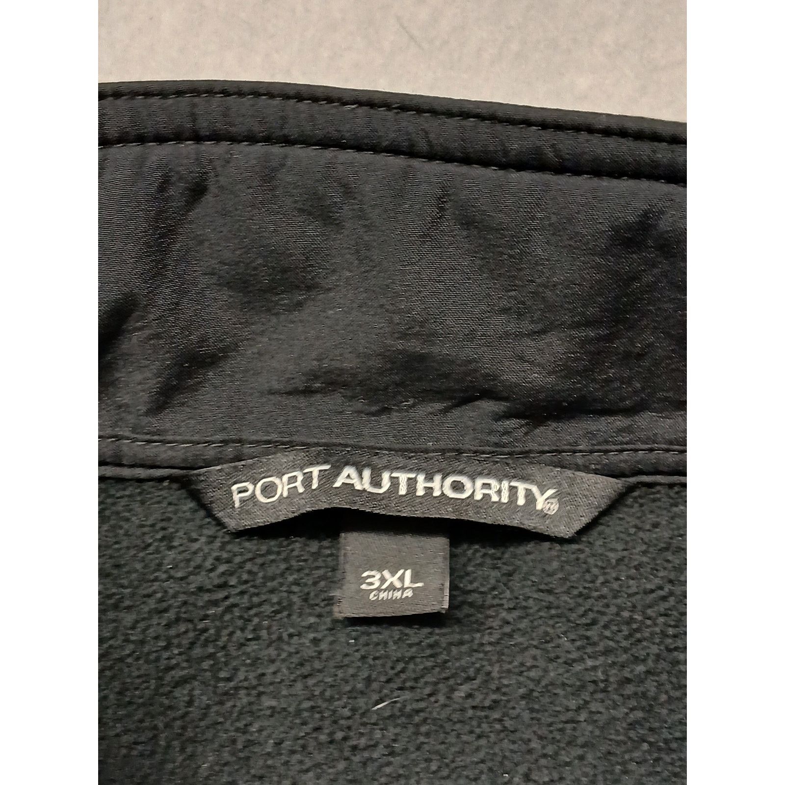Port Authority Port Authority (3XL) Black Poly Shell Fleece Zip Down Jacket Size US XXL / EU 58 / 5 - 5 Thumbnail