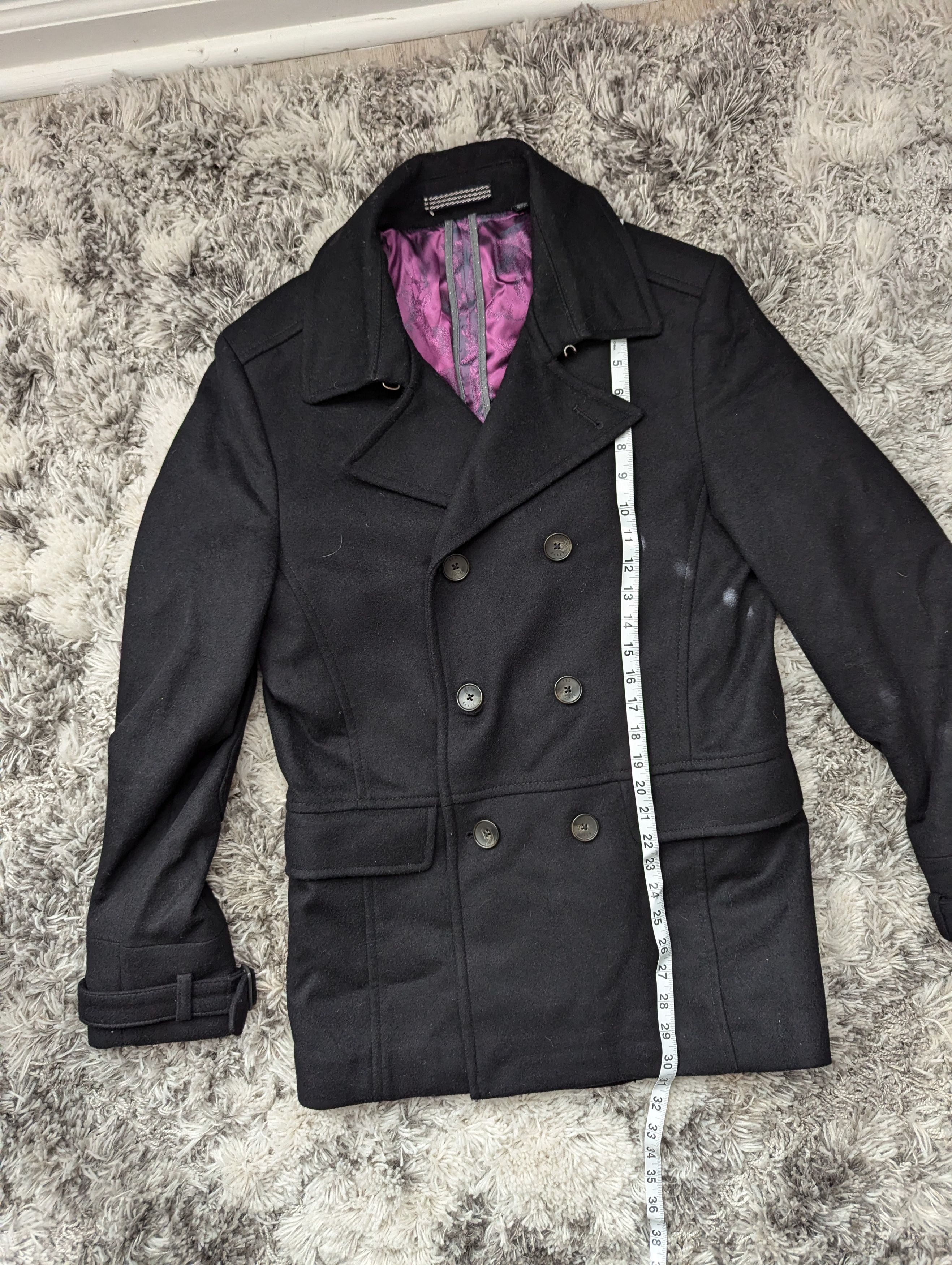 Ted Baker Ted Baker Black Pea Coat Size 3/M Size US M / EU 48-50 / 2 - 7 Thumbnail