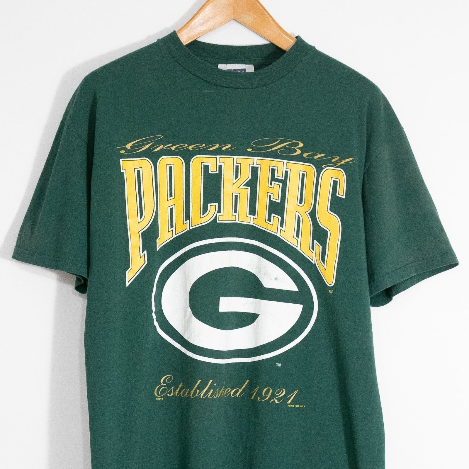 Vintage Vintage 90s Green Bay Packers T Shirt Large - NFL Football Size US L / EU 52-54 / 3 - 2 Thumbnail