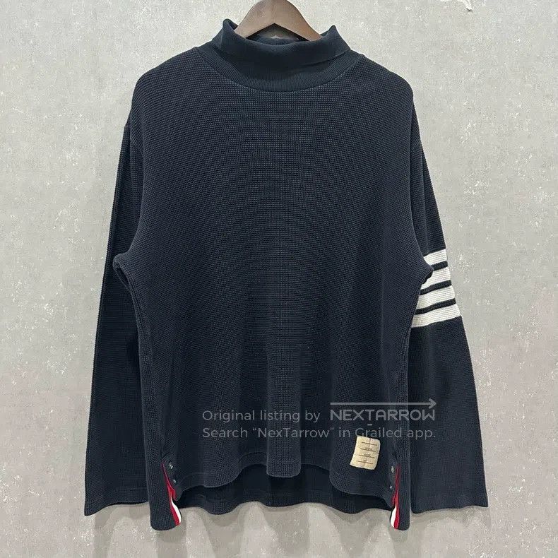 Thom Browne Thom Browne Blue cardigan Size US XL / EU 56 / 4 - 1 Thumbnail