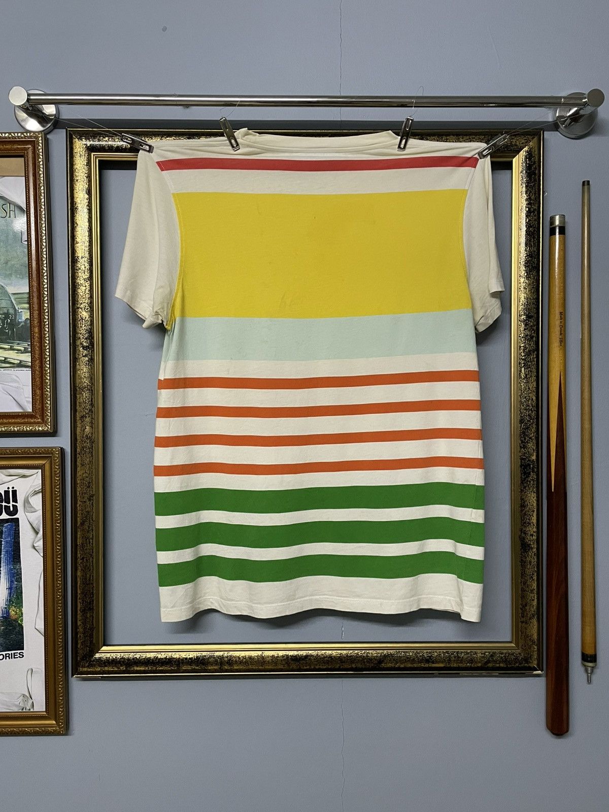 A.P.C. Vintage Designer A.P.C Rue Madame Paris Stripes Distressed Size US S / EU 44-46 / 1 - 8 Thumbnail