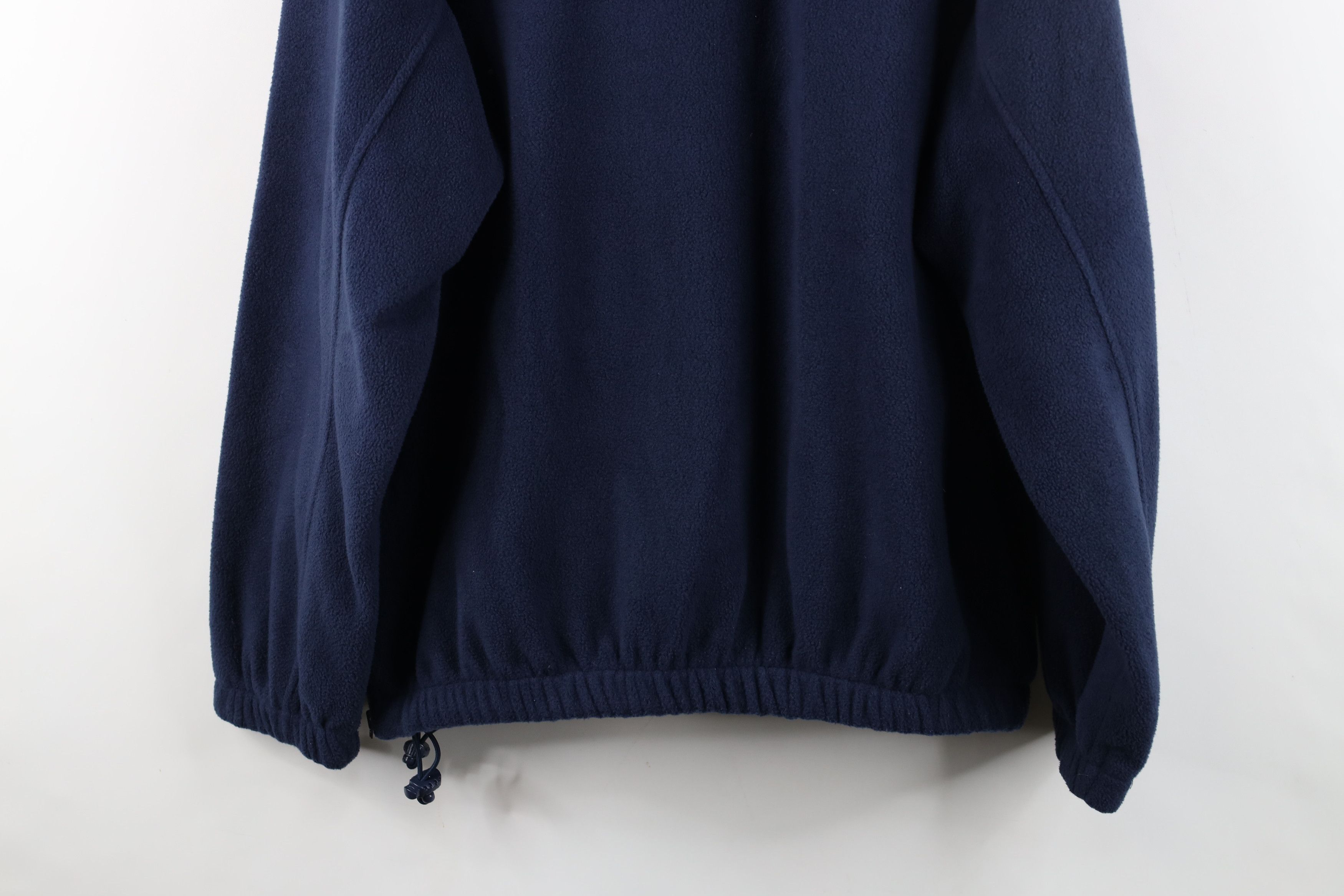 Vintage Vintage 90s Bay Resort Half Zip Fleece Sweater Navy Blue Size US M / EU 48-50 / 2 - 15 Thumbnail