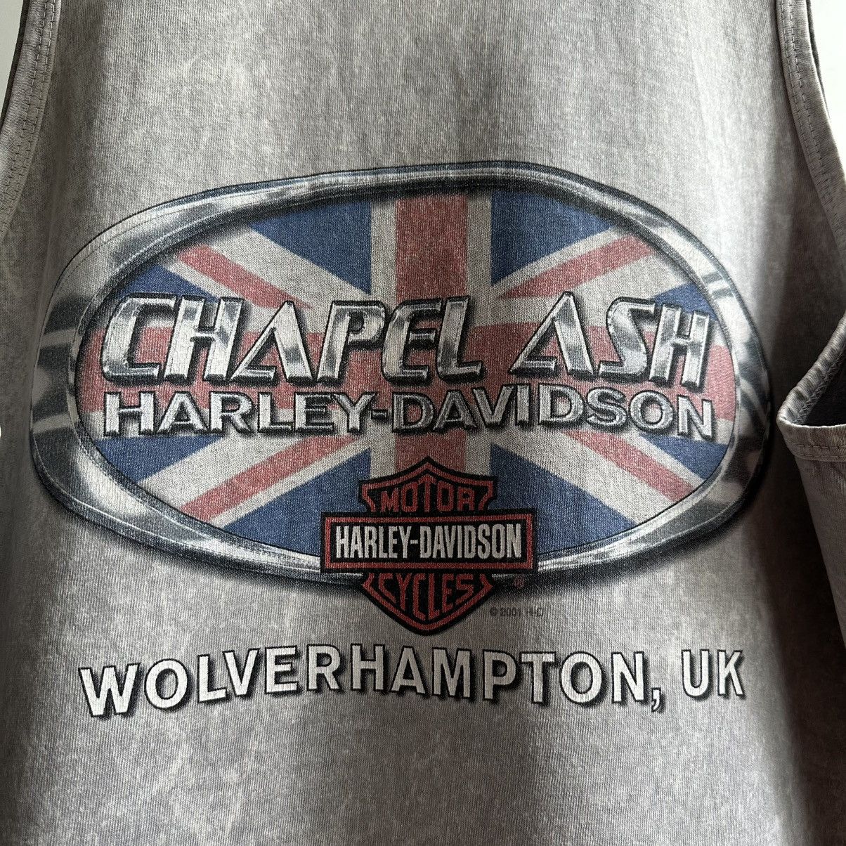 Harley Davidson × Vintage VINTAGE 2000s HARLEY DAVIDSON MOTORCYCLES TANK TOP Size US L / EU 52-54 / 3 - 7 Thumbnail