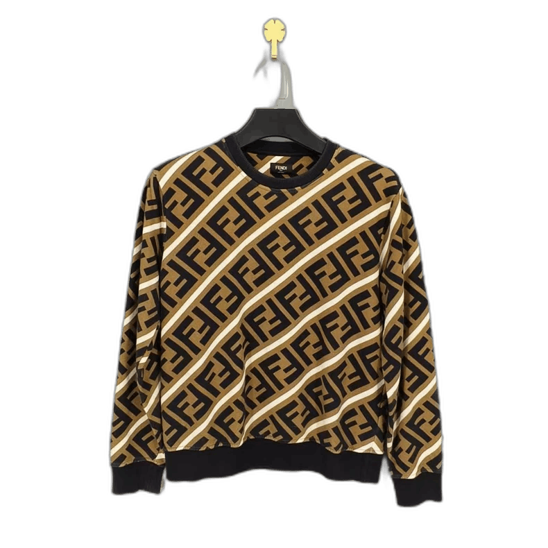 Fendi fendi logo print long sleeve sweatshirt Size US M / EU 48-50 / 2 - 1 Thumbnail
