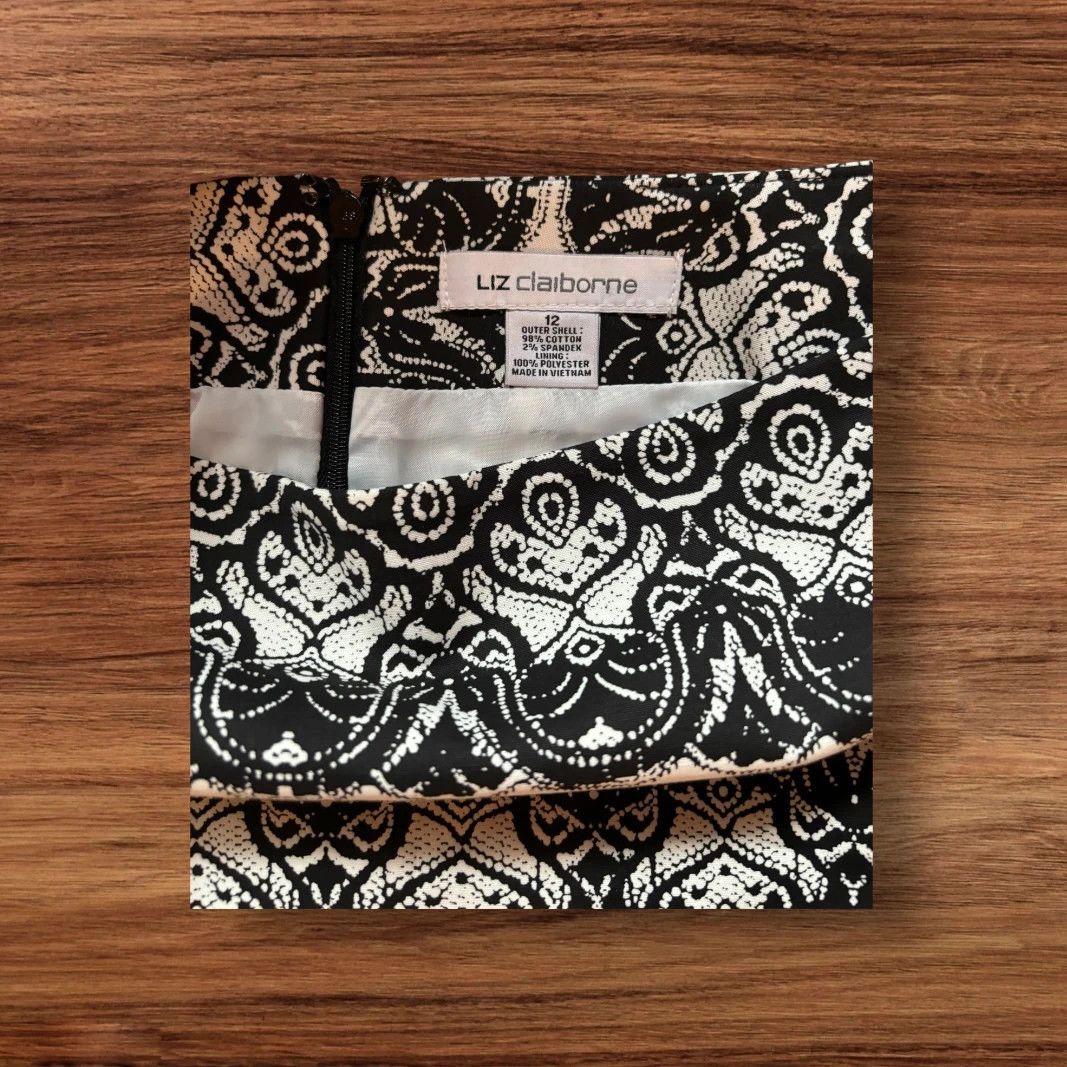 Liz Claiborne Liz Claiborne Women's Skirt Knee Length Size 12 Size 34" / US 12 / IT 48 - 7 Thumbnail