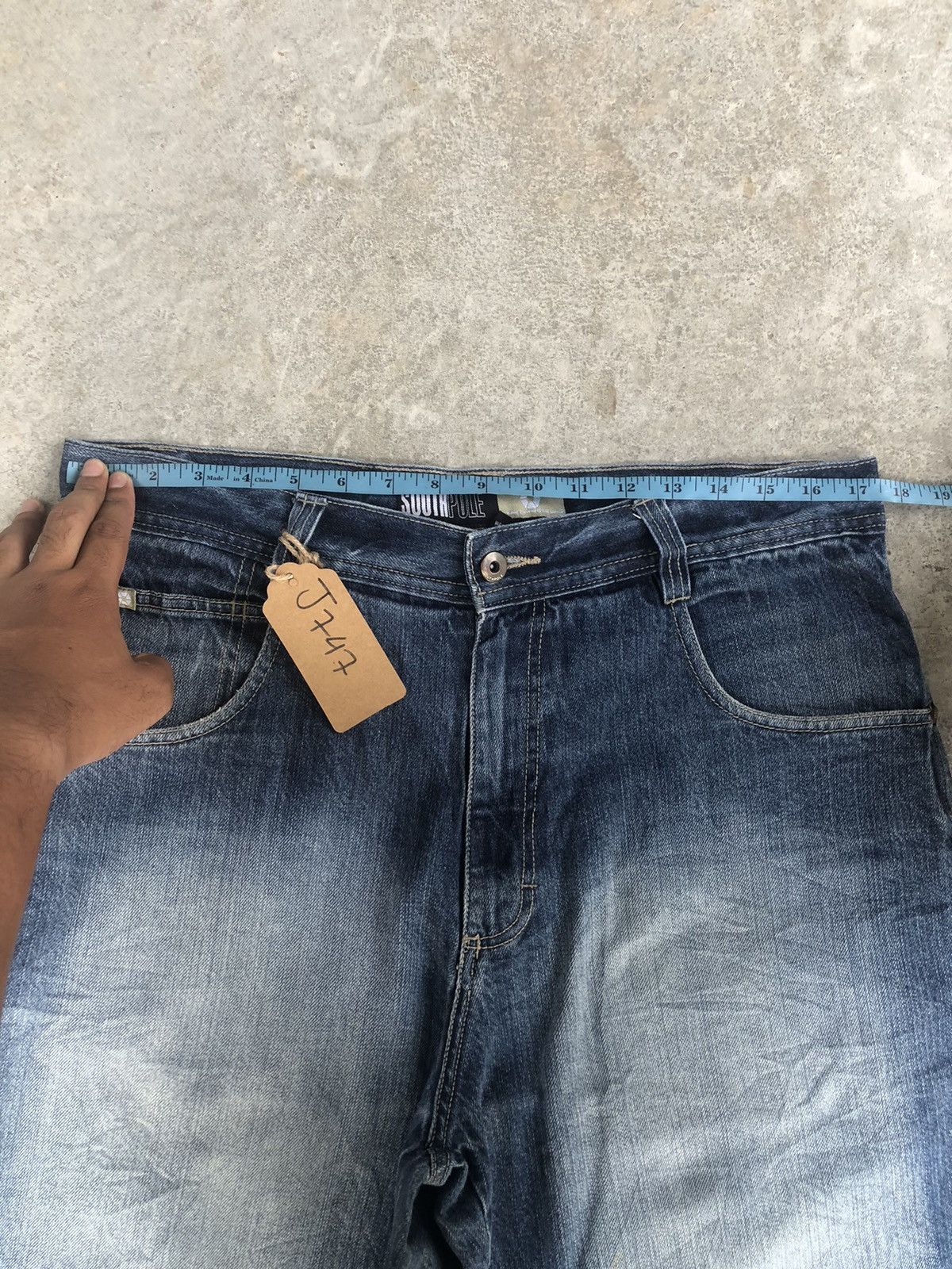 Southpole Vintage Southpole Embroidered Jeans Distressed Jeans Size US 34 / EU 50 - 16 Thumbnail