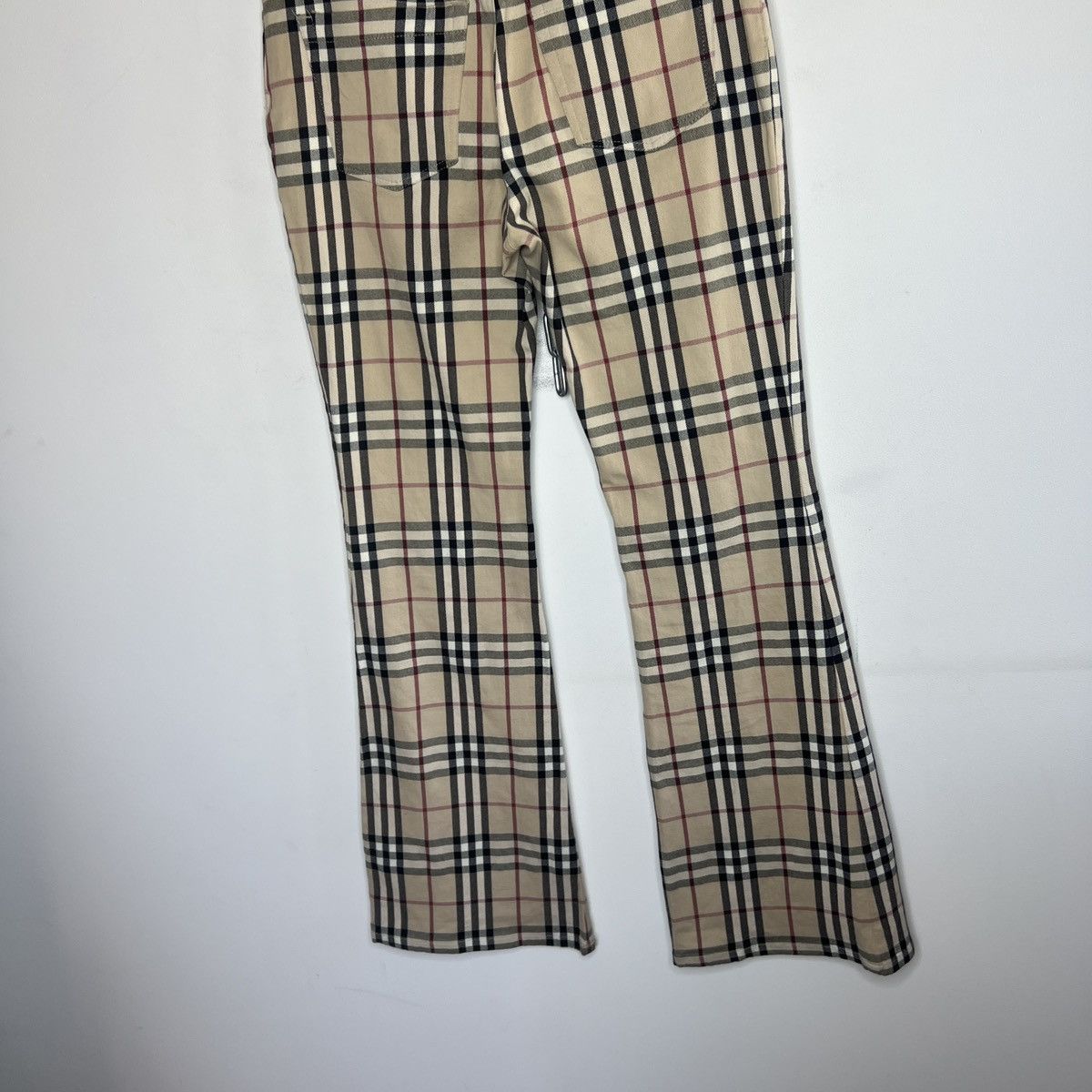 Burberry Bootcut Y2k Burberry London Womens Check Nova Trousers Pants Size 30" / US 8 / IT 44 - 5 Thumbnail