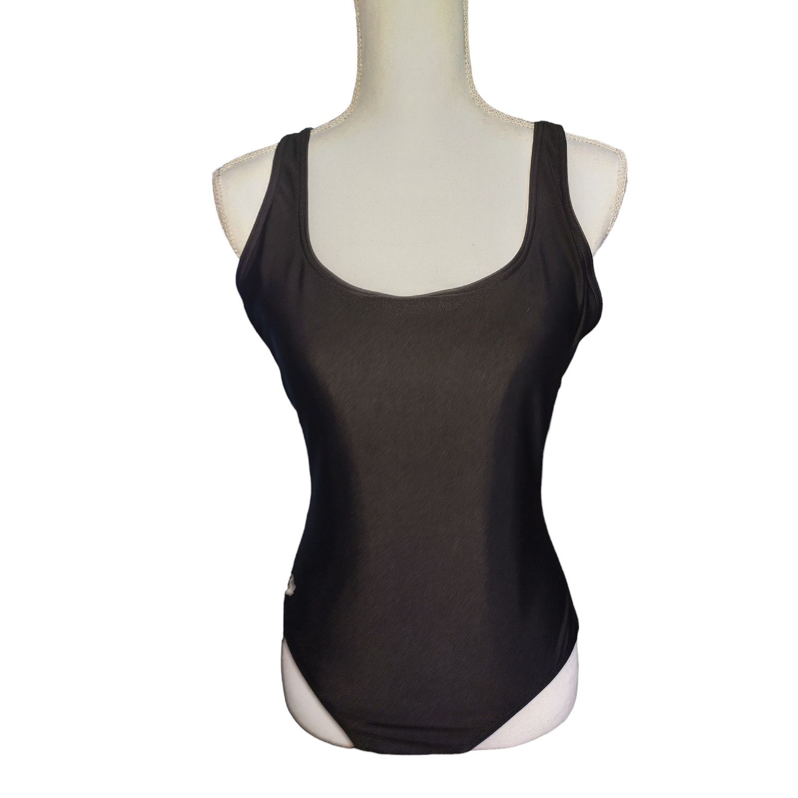 Speedo Speedo Womens One-Piece Swimsuit Sleeveless Black Size 12 Size ONE SIZE - 1 Thumbnail