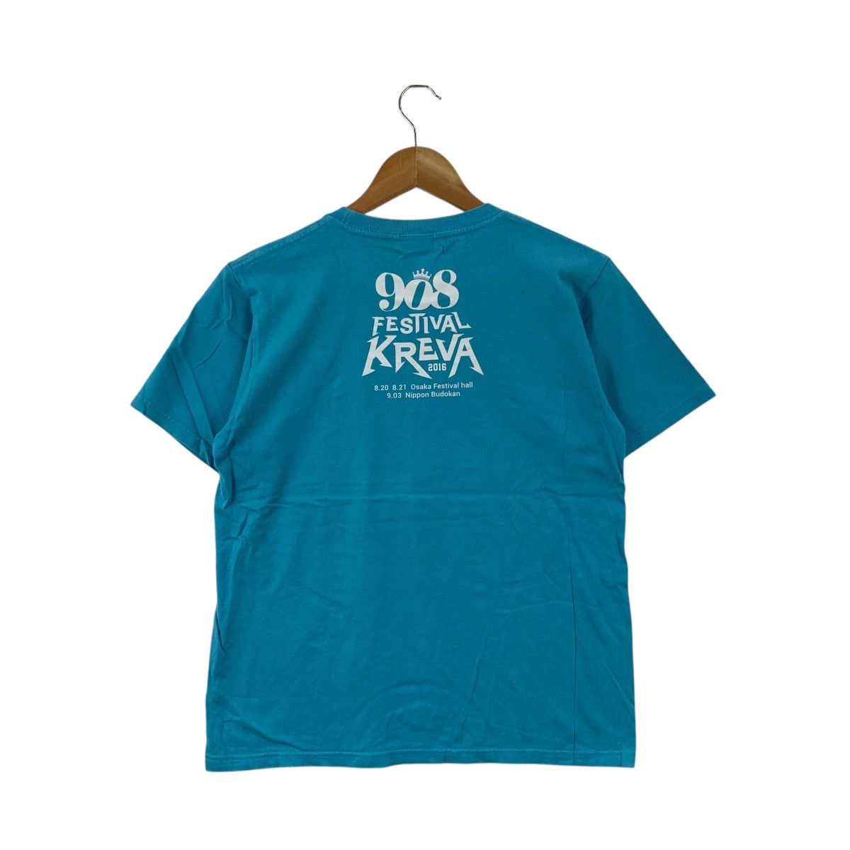 Japanese Brand 908 FESTIVAL KREVA 2016 Osaka Japanese Band Tshirt Size US S / EU 44-46 / 1 - 2 Thumbnail