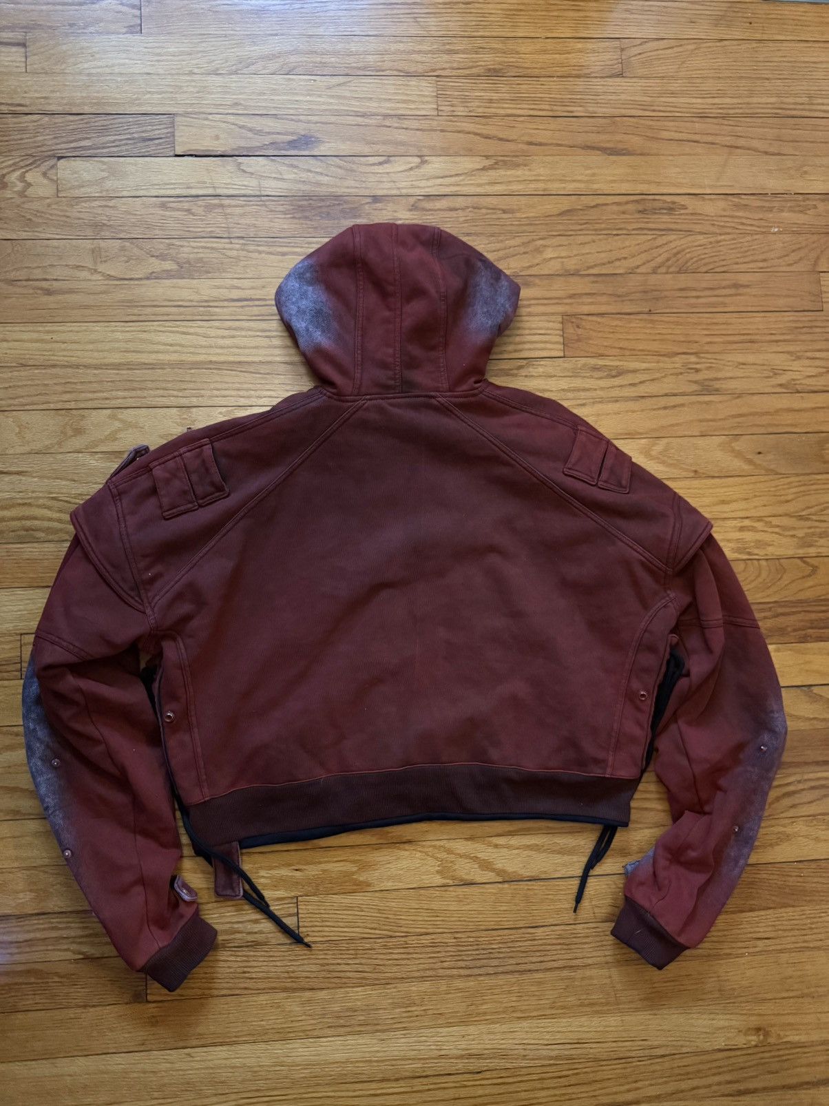 Other Slovakian Dreams Víno Red Gradient Hybrid Hoodie Size US M / EU 48-50 / 2 - 2 Thumbnail