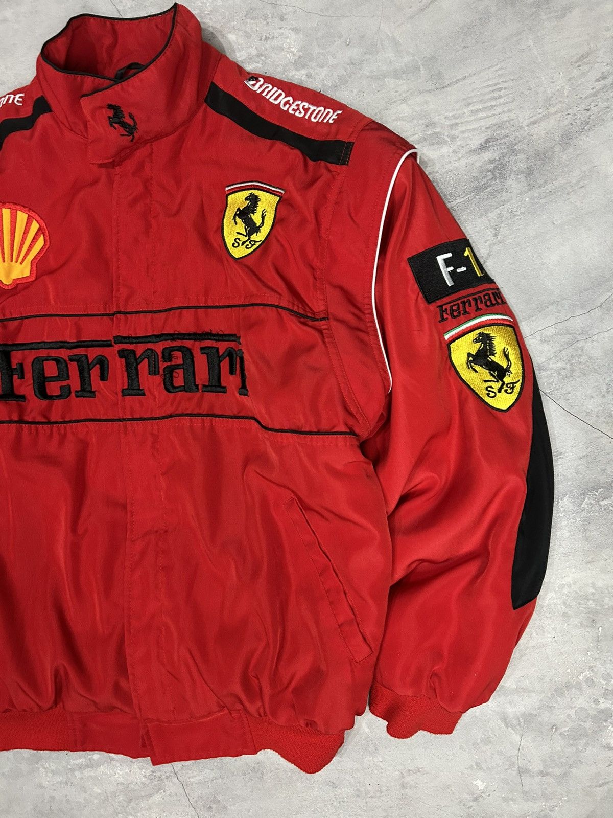 Ferrari Vintage Ferrari Jacket Formula Uno Moto Racin Size US L / EU 52-54 / 3 - 2 Thumbnail