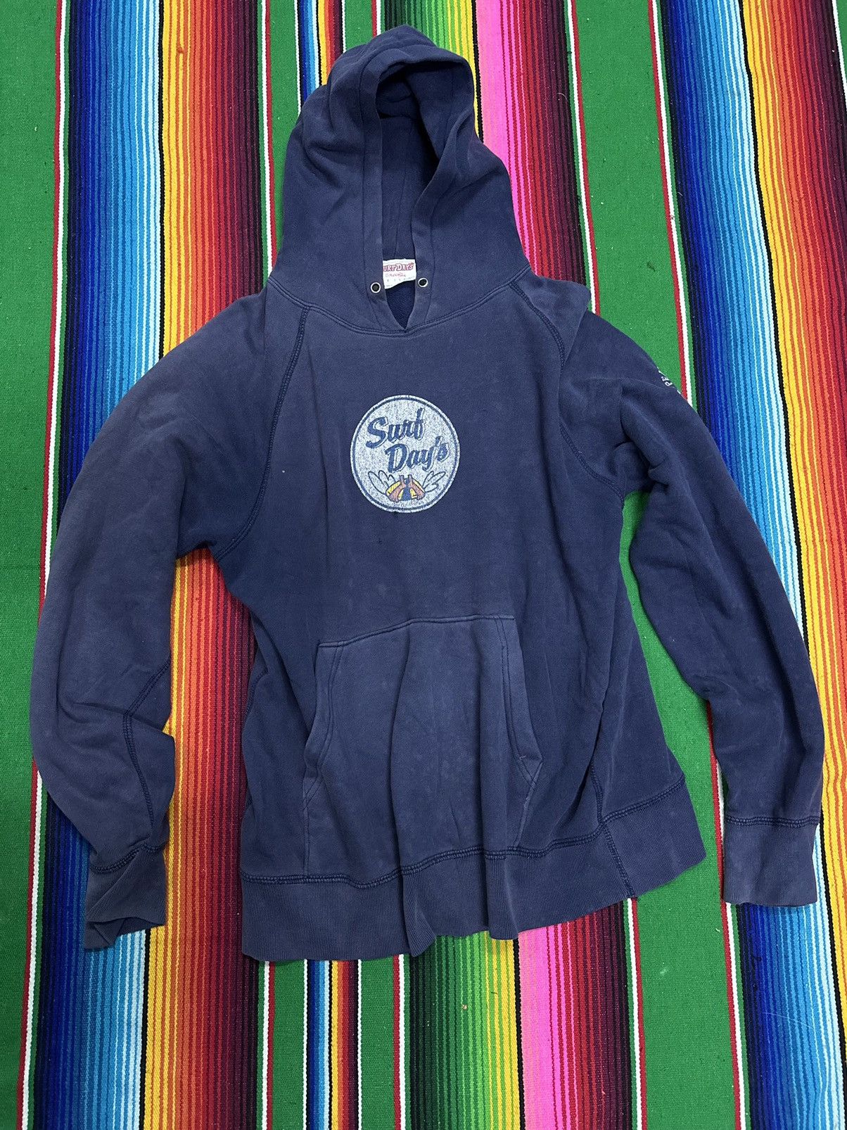 Sun Surf 💥Surf Style💥 vintage surf day nice blue faded hoodies 💥 Size US M / EU 48-50 / 2 - 3 Thumbnail